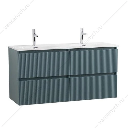 Тумба под двойную раковину с 4ящ. BELBAGNO UNO 1200x455x608 голубой Матовый UNO-1200-4C-SO-AO