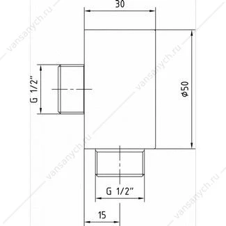 Шланговое подсоединение MINIMAL, матовый черный 102126634C1EX
