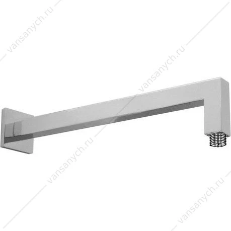 Верхний душ 30x30см квадратный с держателем 33,7см SLIM 102145013EX+102126699EX
