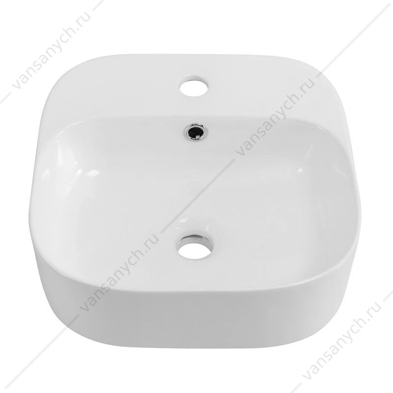 Раковина 39х40 накладная керамич. CEZARES  CZR-6615