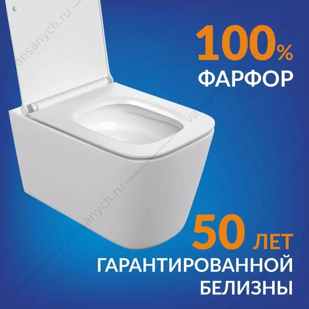 Готовый комплект Cersanit 69475: подвесной унитаз Crea Vortex DPL EO slim, инсталляция Aqua 40 Smart M, кнопка Twins пластик хром глянцевый