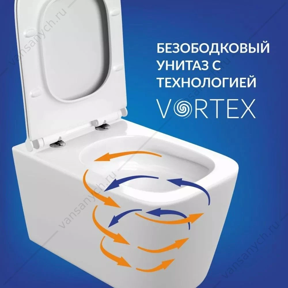 Готовый комплект Cersanit 69475: подвесной унитаз Crea Vortex DPL EO slim, инсталляция Aqua 40 Smart M, кнопка Twins пластик хром глянцевый