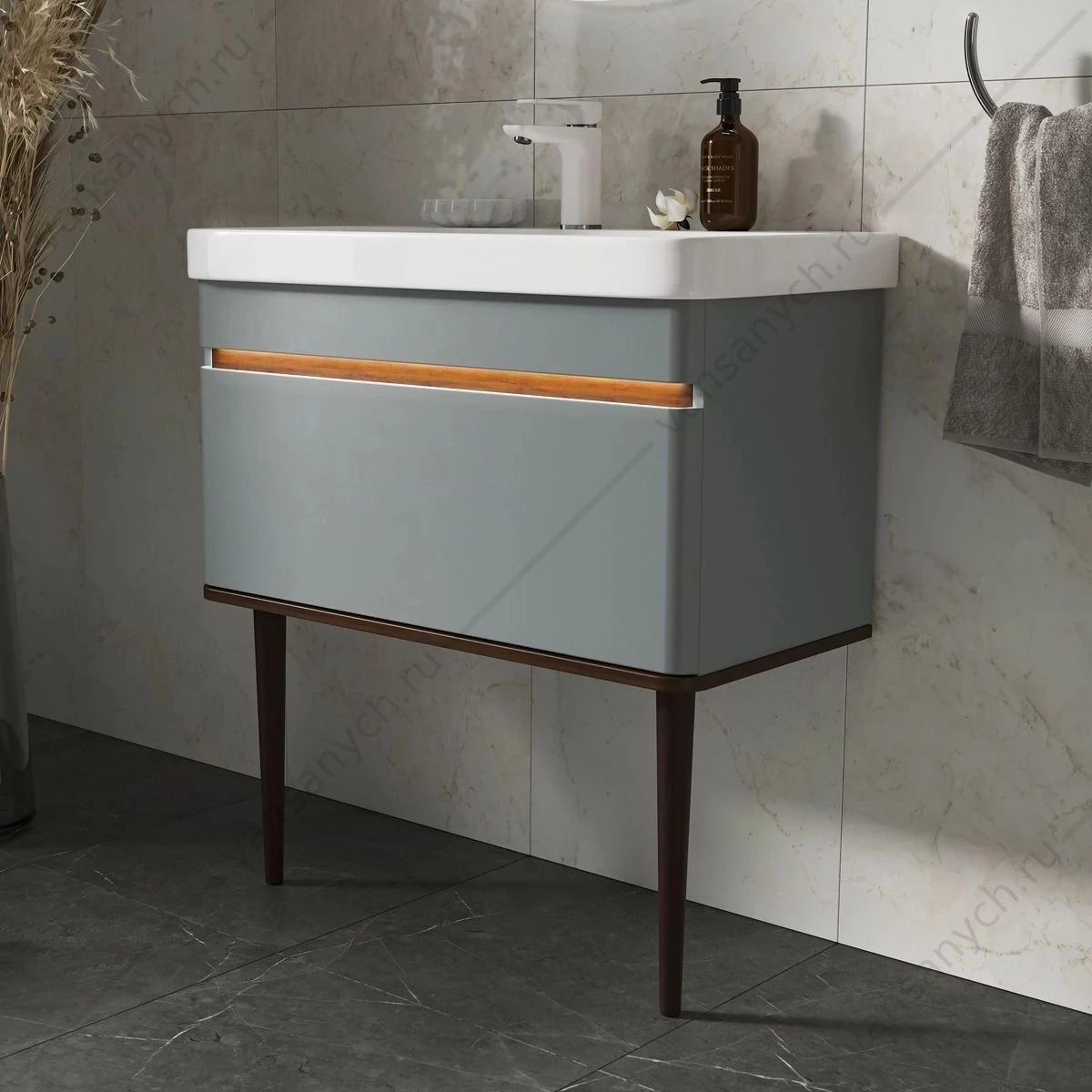Ножки деревянные для тумб EQUIL ELEGANTE ndELGNT.H40-30 венге