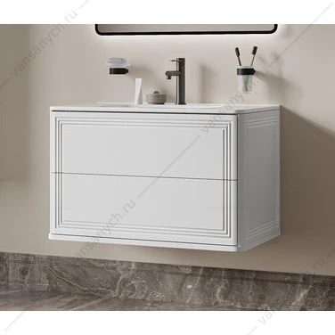 Тумба с раковиной 80 IDDIS Oxford Neo подвесная белый OXN80W0i95K