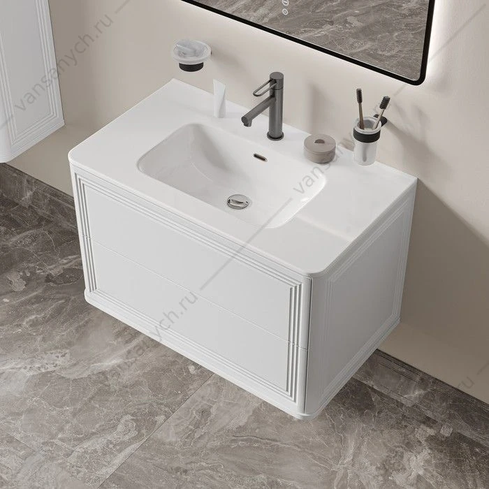 Тумба с раковиной 80 IDDIS Oxford Neo подвесная белый OXN80W0i95K
