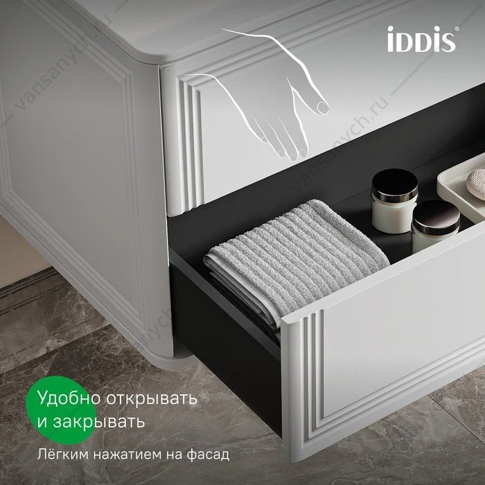 Тумба с раковиной 100 IDDIS Oxford Neo подвесная белый OXN10W0i95K