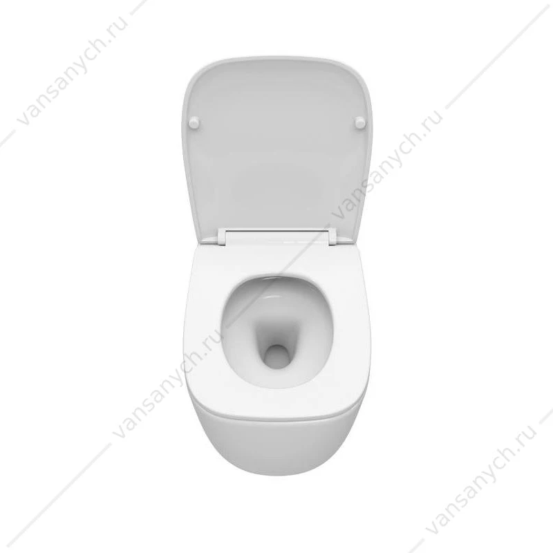 Унитаз безободковый, смыв Торнадо с сиденьем CEZARES COMFORT-TOR подвесной