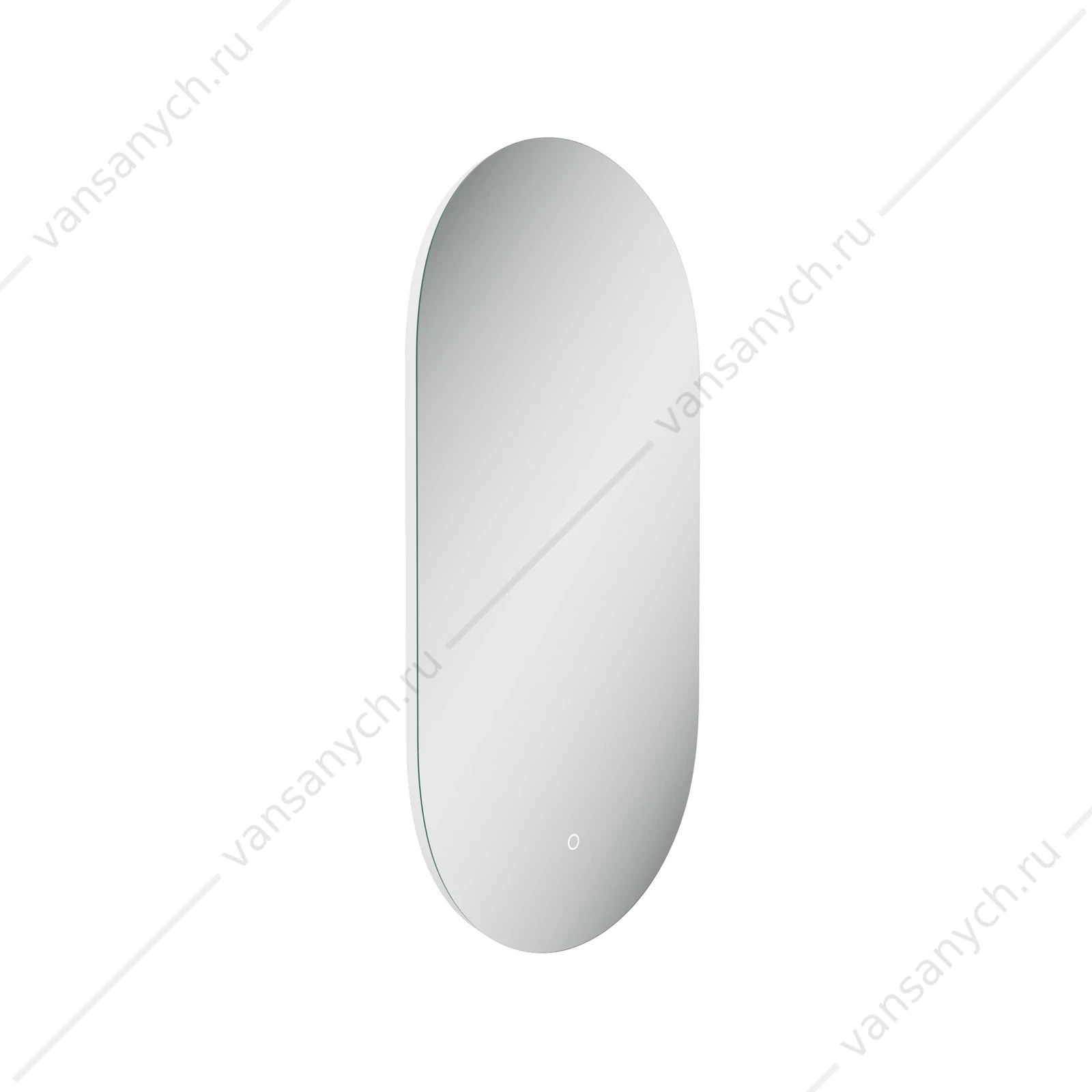 Зеркало 45 овальное SANCOS Oval 45х90 с подсветкой, сенсор, OV45C
