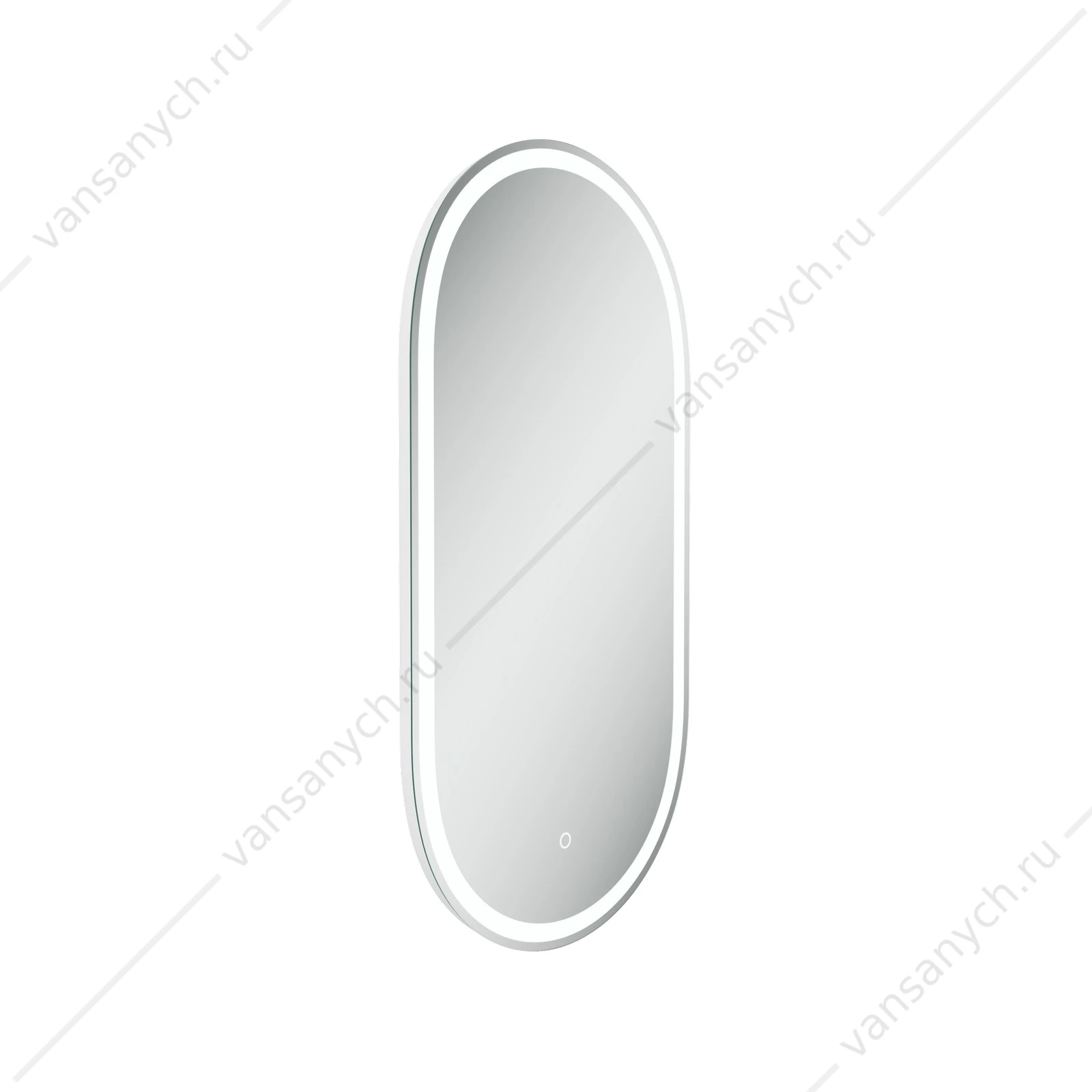 Зеркало 45 овальное SANCOS Oval 45х90 с подсветкой, сенсор, OV45F