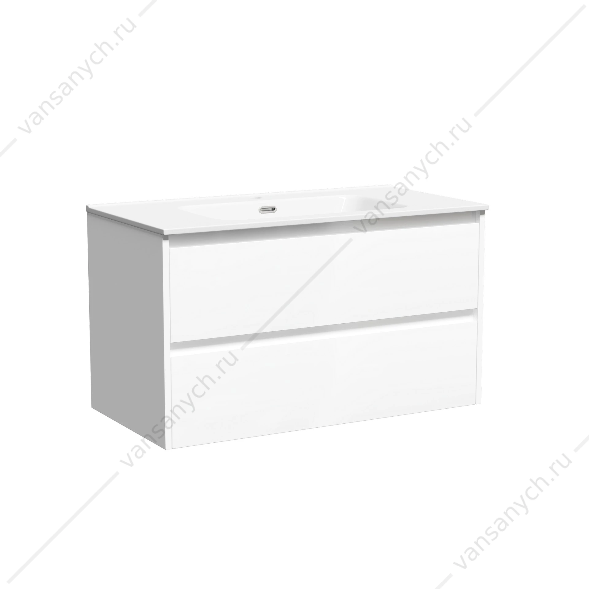 Тумба под раковину 90 подвесная SANCOS Libra 89х50 Белый LB90W