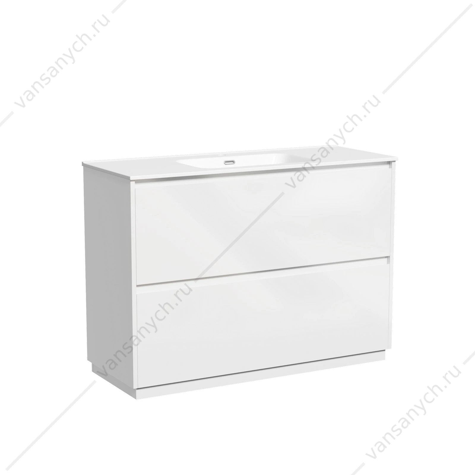 Тумба под раковину 120 напольная SANCOS Libra Floor 119х84 Белый LB120F-1W