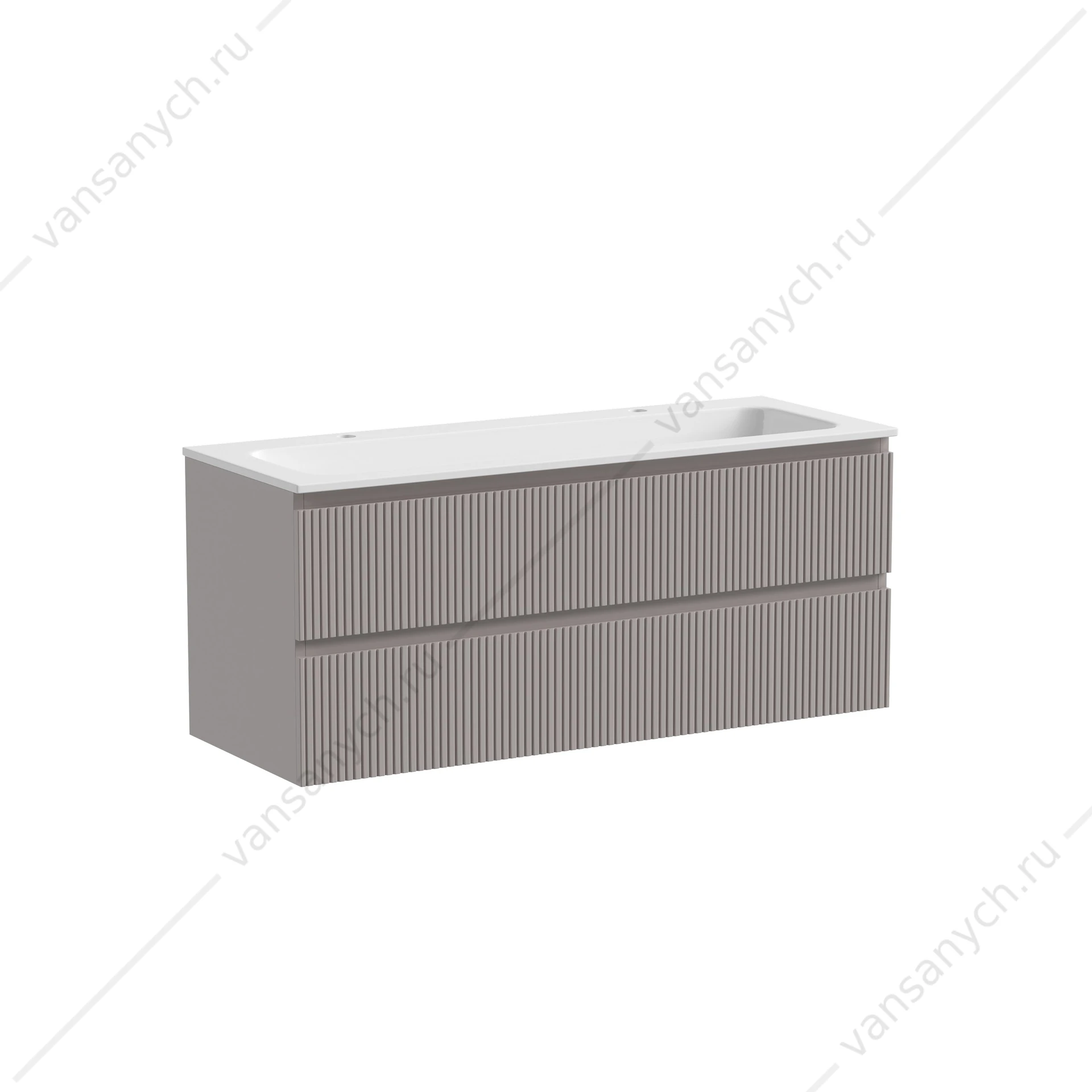 Тумба под раковину 120 подвесная SANCOS SNOB T 119,5х50 Doha Soft SNT120SM