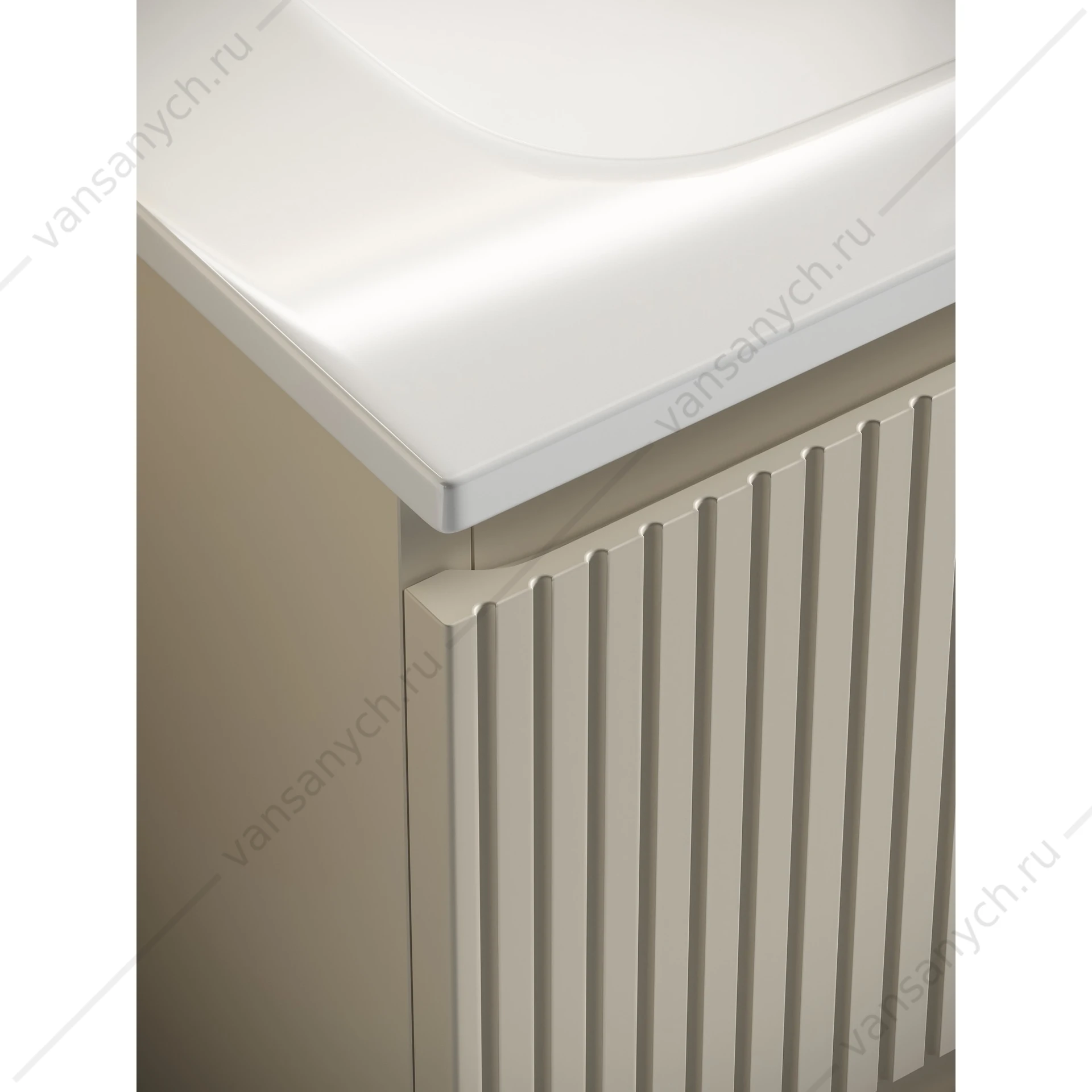 Тумба под раковину 100 подвесная SANCOS SNOB T 99,5х50 Beige Soft SNT100CE