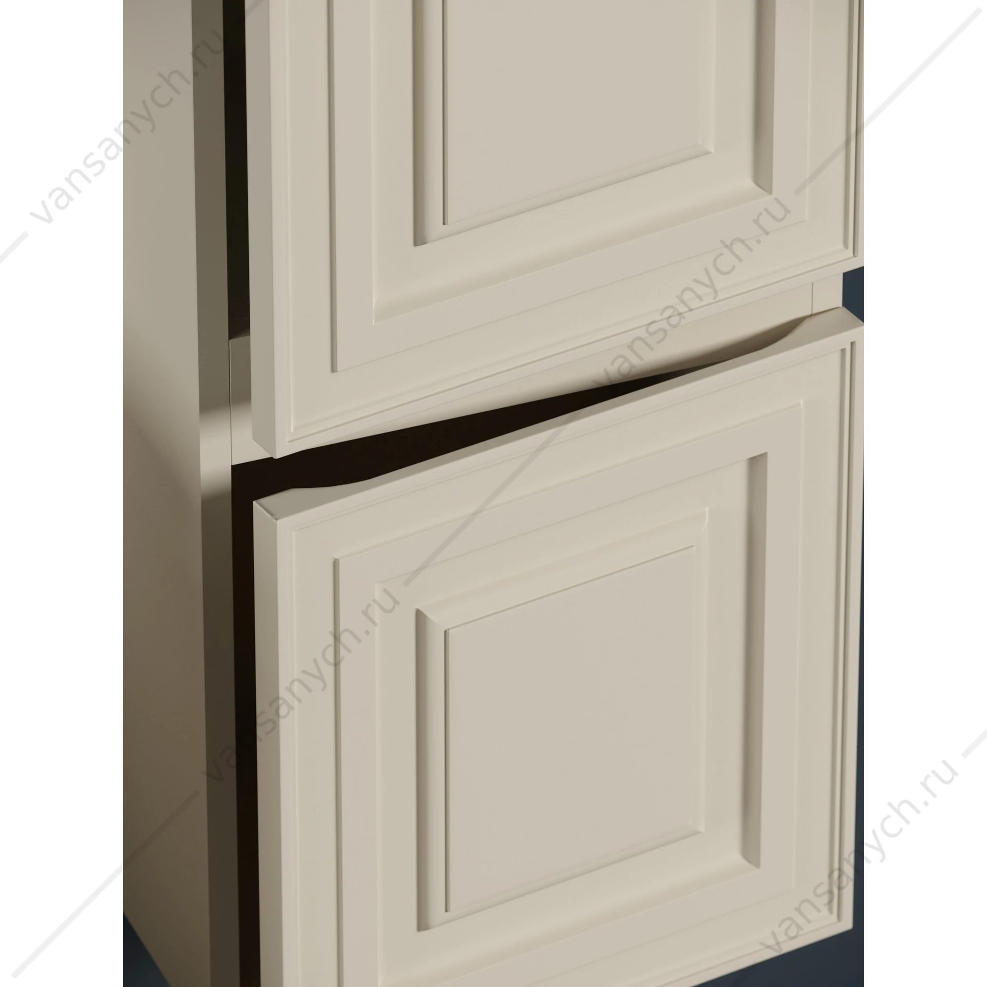 Пенал подвесной 35 SANCOS Very 35х160 Beige Soft R PVR35RCE