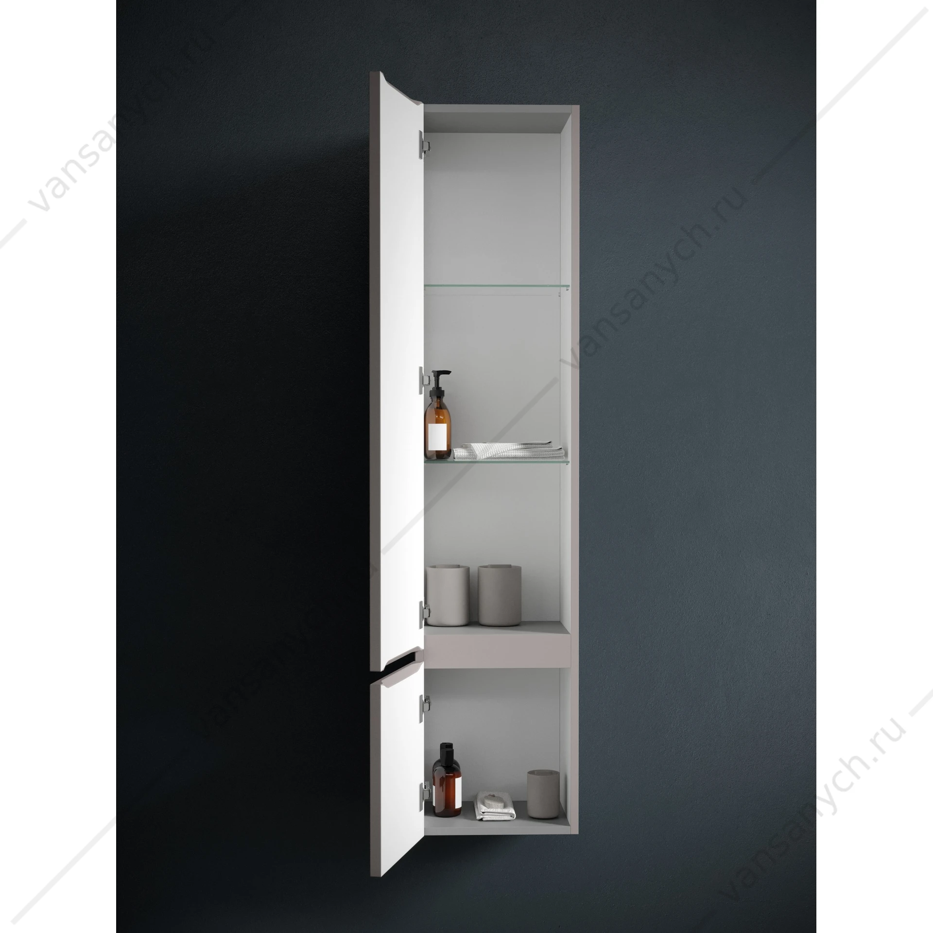 Пенал подвесной 35 SANCOS Very 35х160 Doha Soft L PVR35LSM