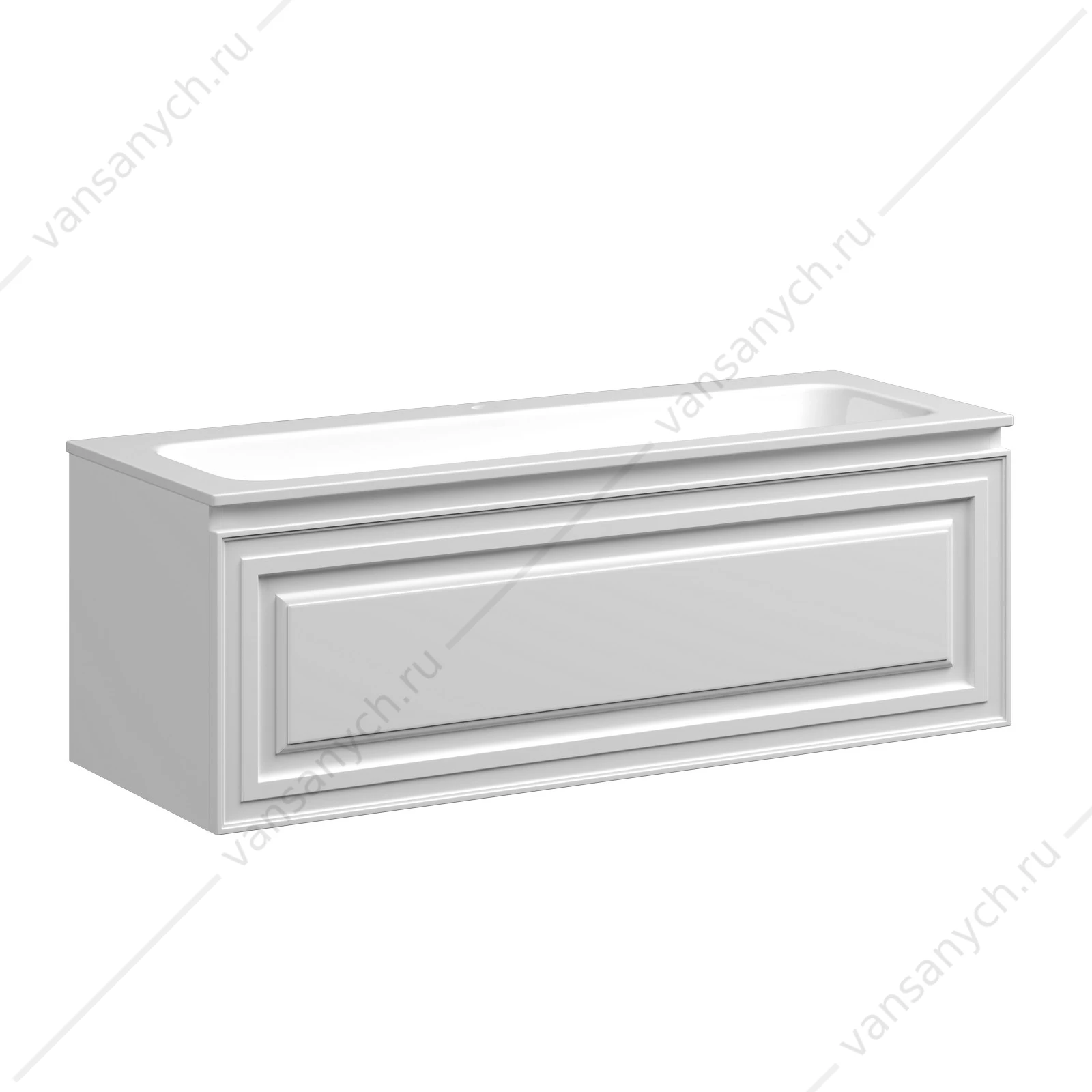 Тумба под раковину 120 подвесная SANCOS Very 119,5х40, 6 Bianco VR120W