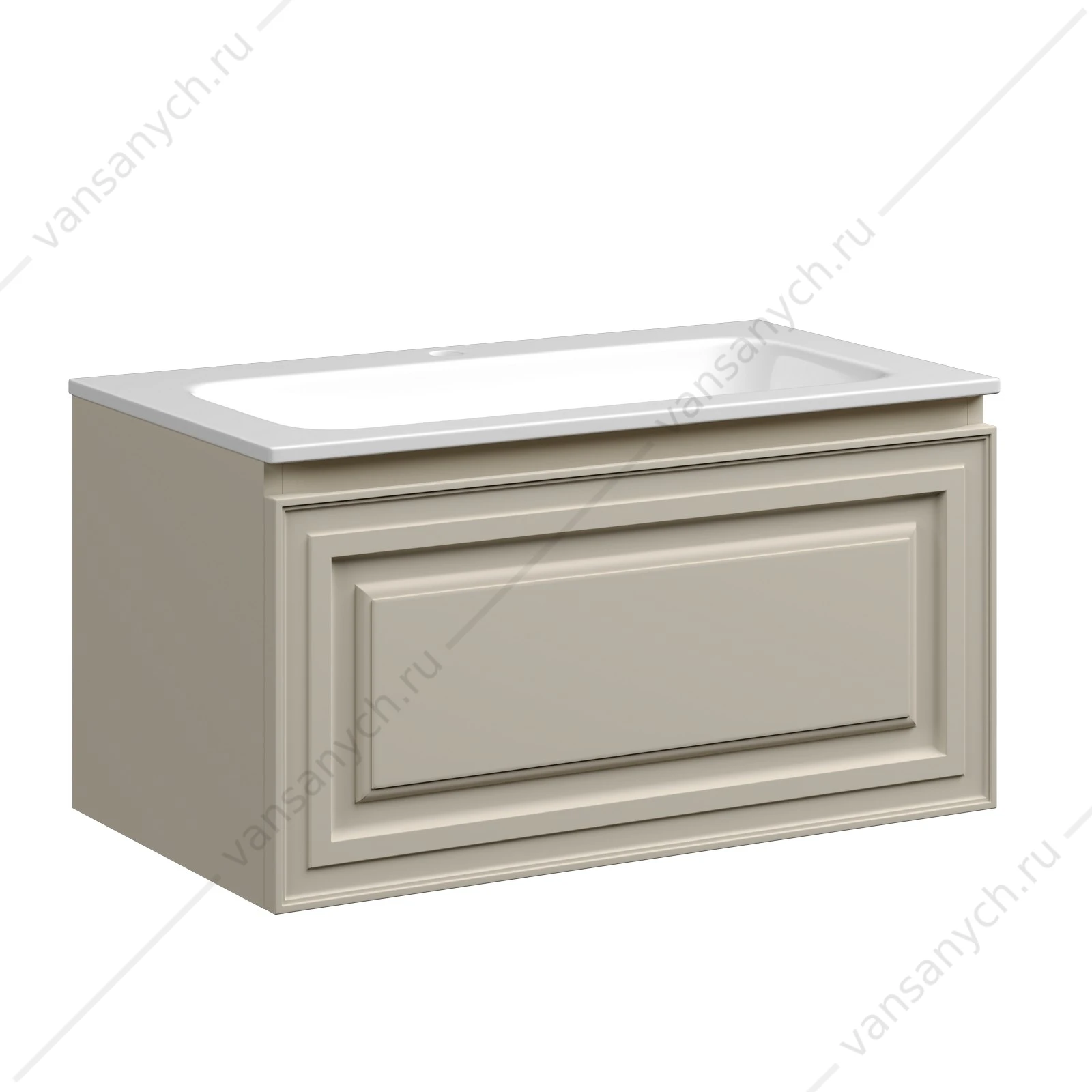Тумба под раковину 80 подвесная SANCOS Very 79х40, 6 Beige Soft VR80CE