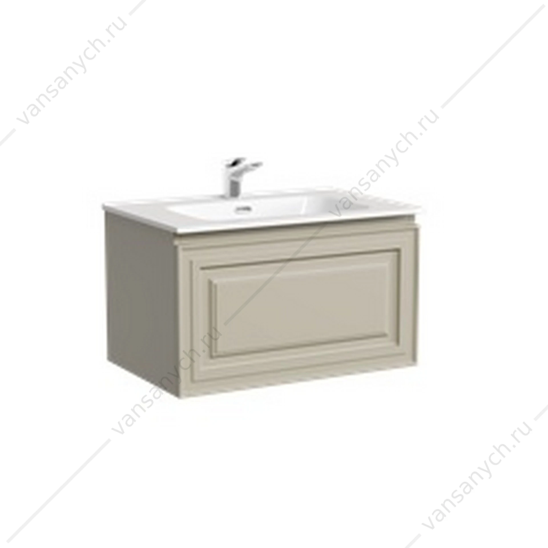 Тумба под раковину 70 подвесная SANCOS Very 69х40, 6 Beige Soft VR70CE