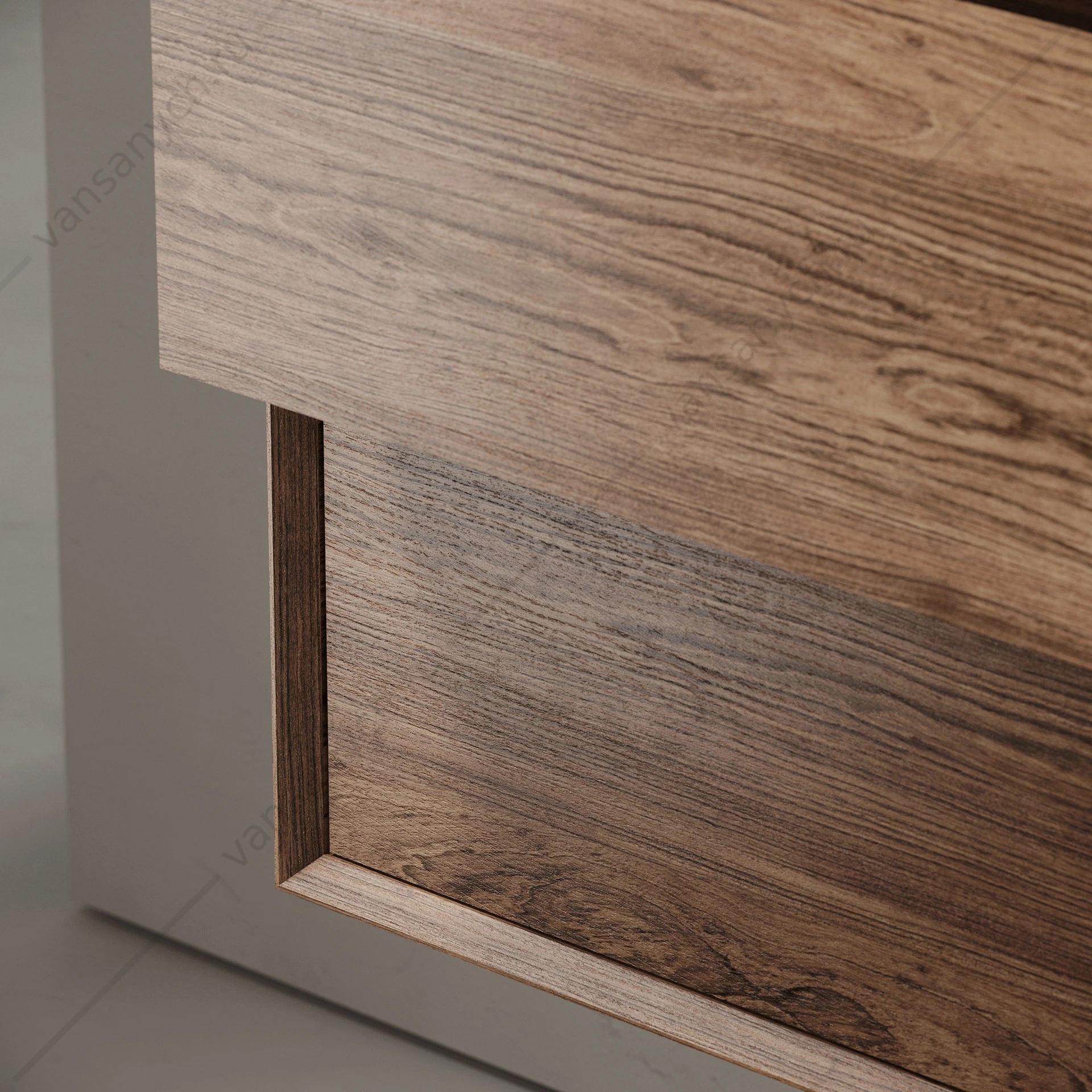 Тумба под раковину 100 подвесная SANCOS Marmi 2.0 99,5х52 Дуб чарльстон MR2.0100ECH