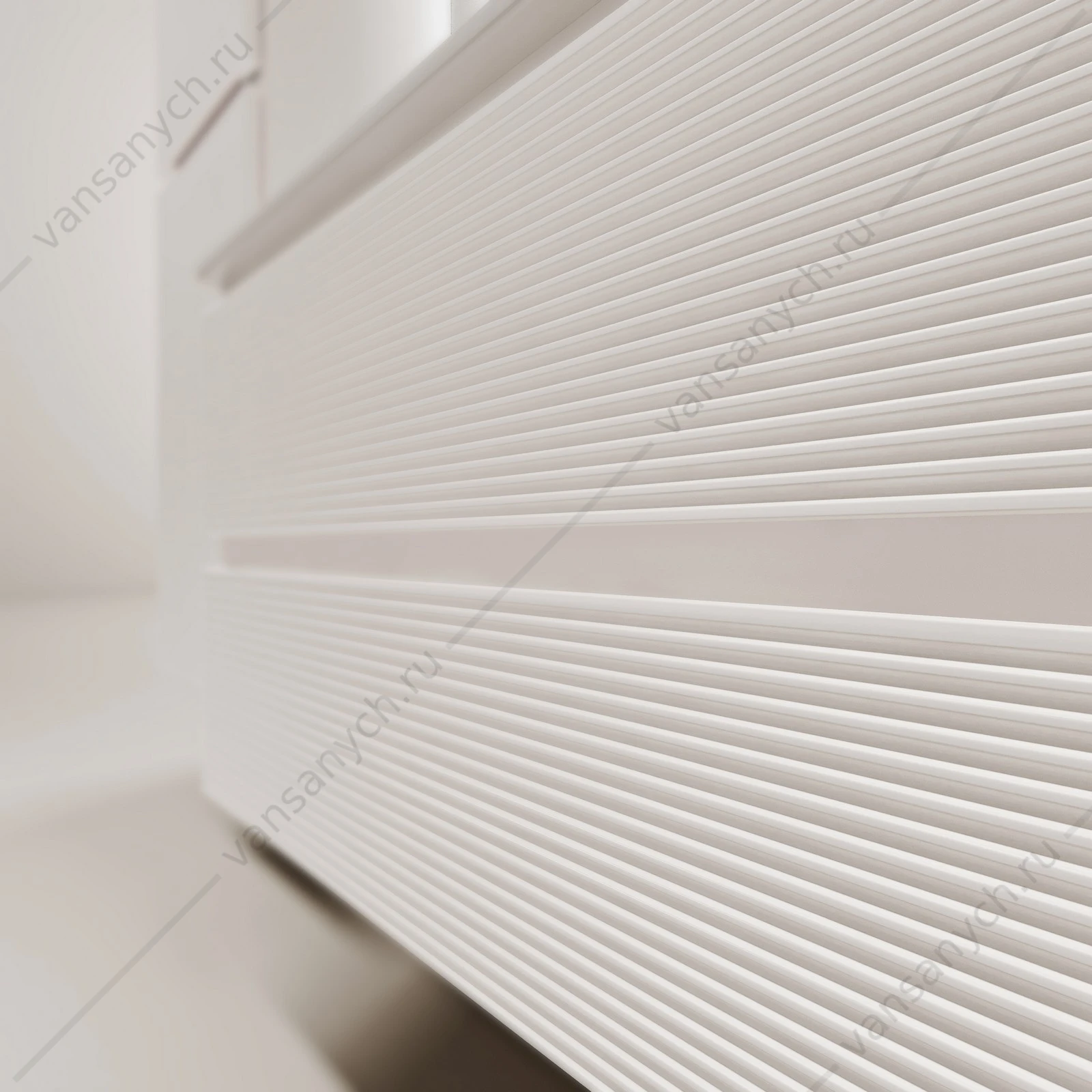 Тумба под раковину 60 подвесная SANCOS FOLK 59х50 Bianco FL60W