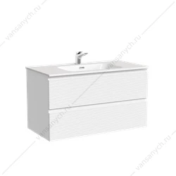 Тумба под раковину 90 подвесная SANCOS FOLK 89х50 Bianco FL90W