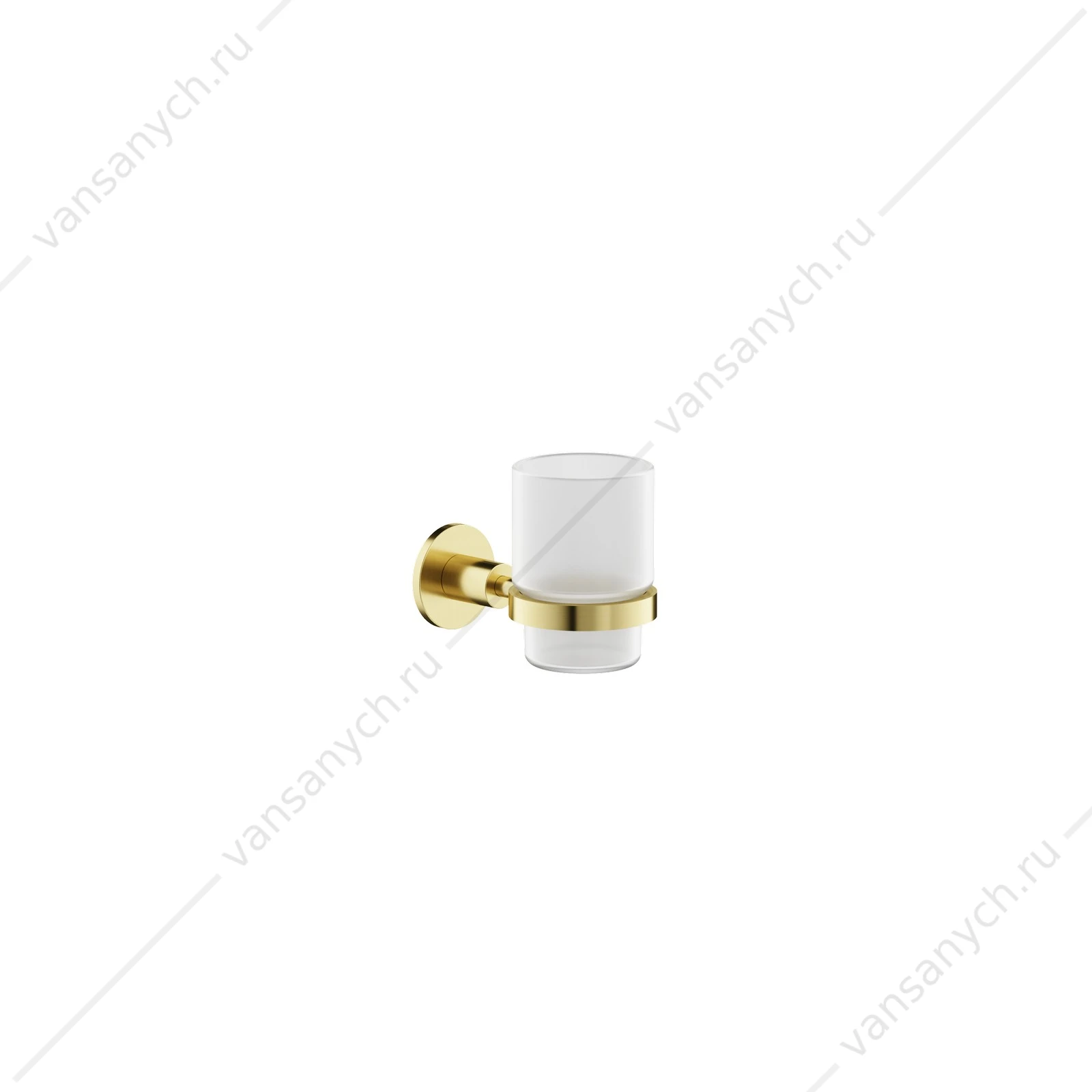 Стакан Sancos Base SC9030BG, золото брашированное, настенный