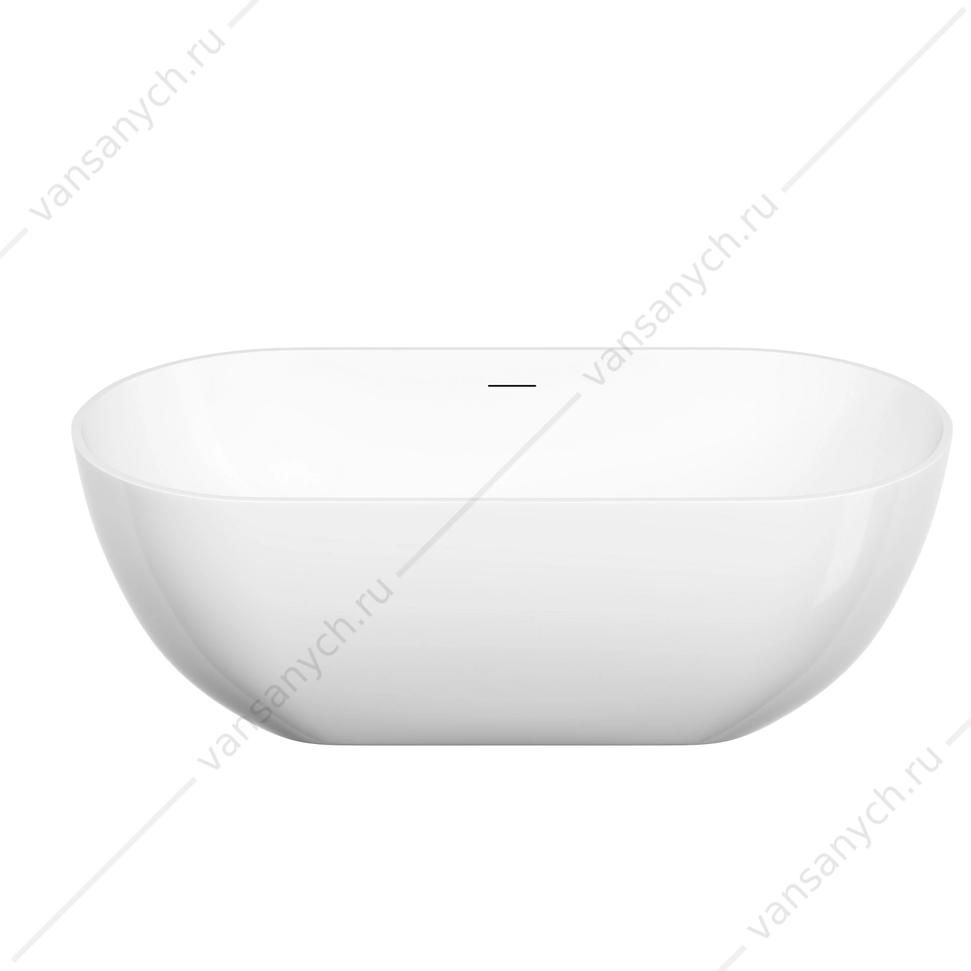 Ванна 170x80 Sancos Leaf FB20 отдельностоящая овальная