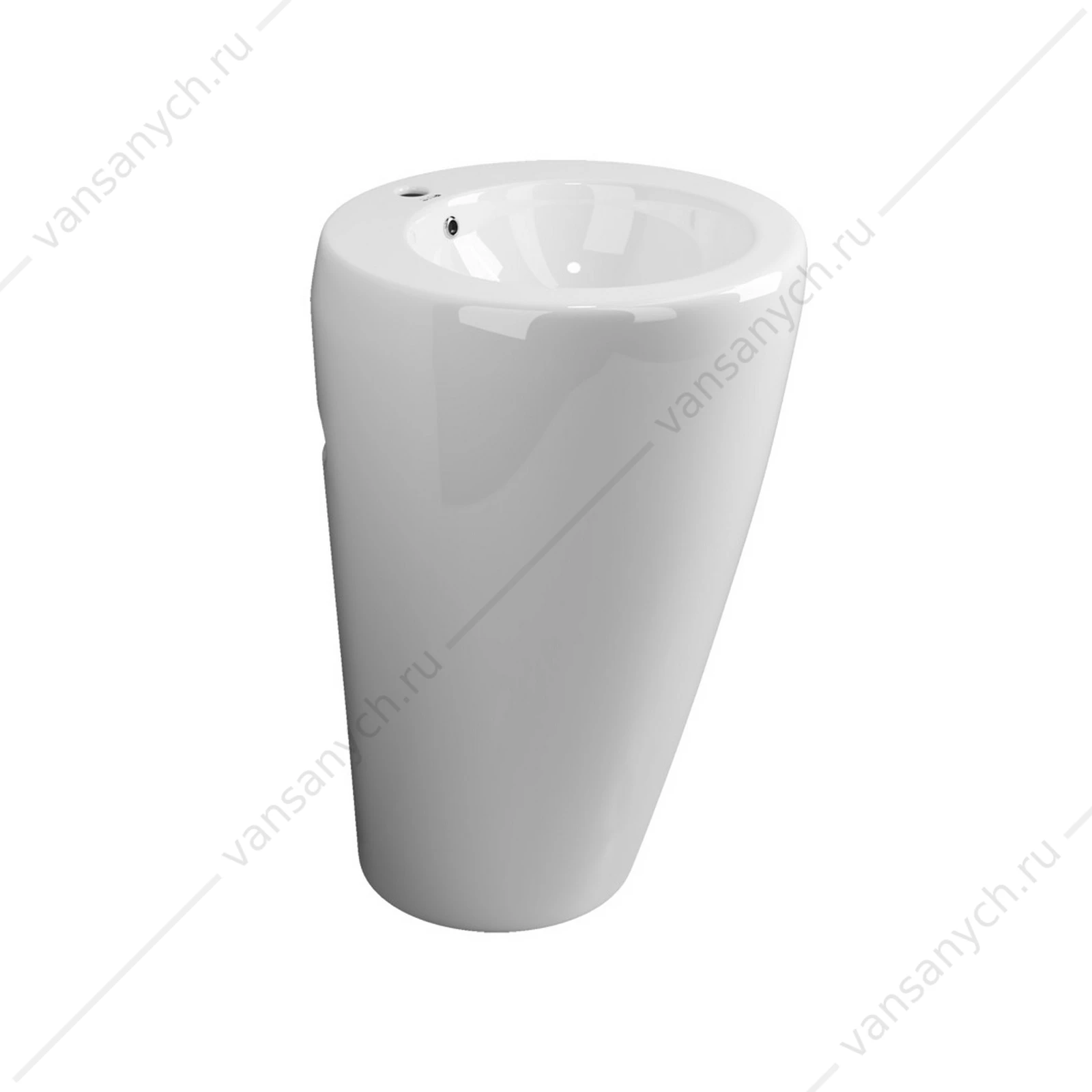 Раковина 55х52 Ceramica Nova 850 CN1807 напольная белый