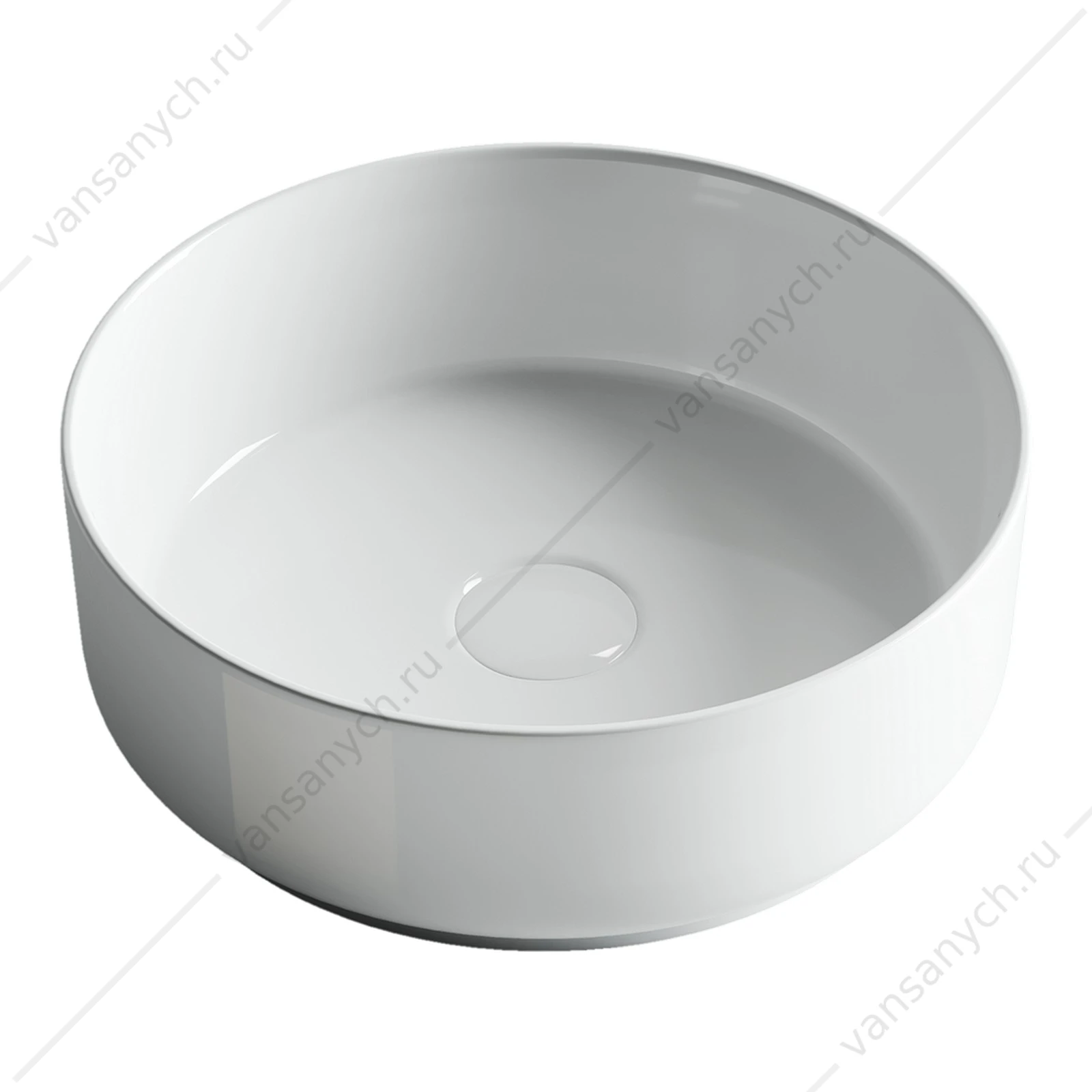 Раковина 36см Ceramica Nova ELEMENT CN5001 накладная белый