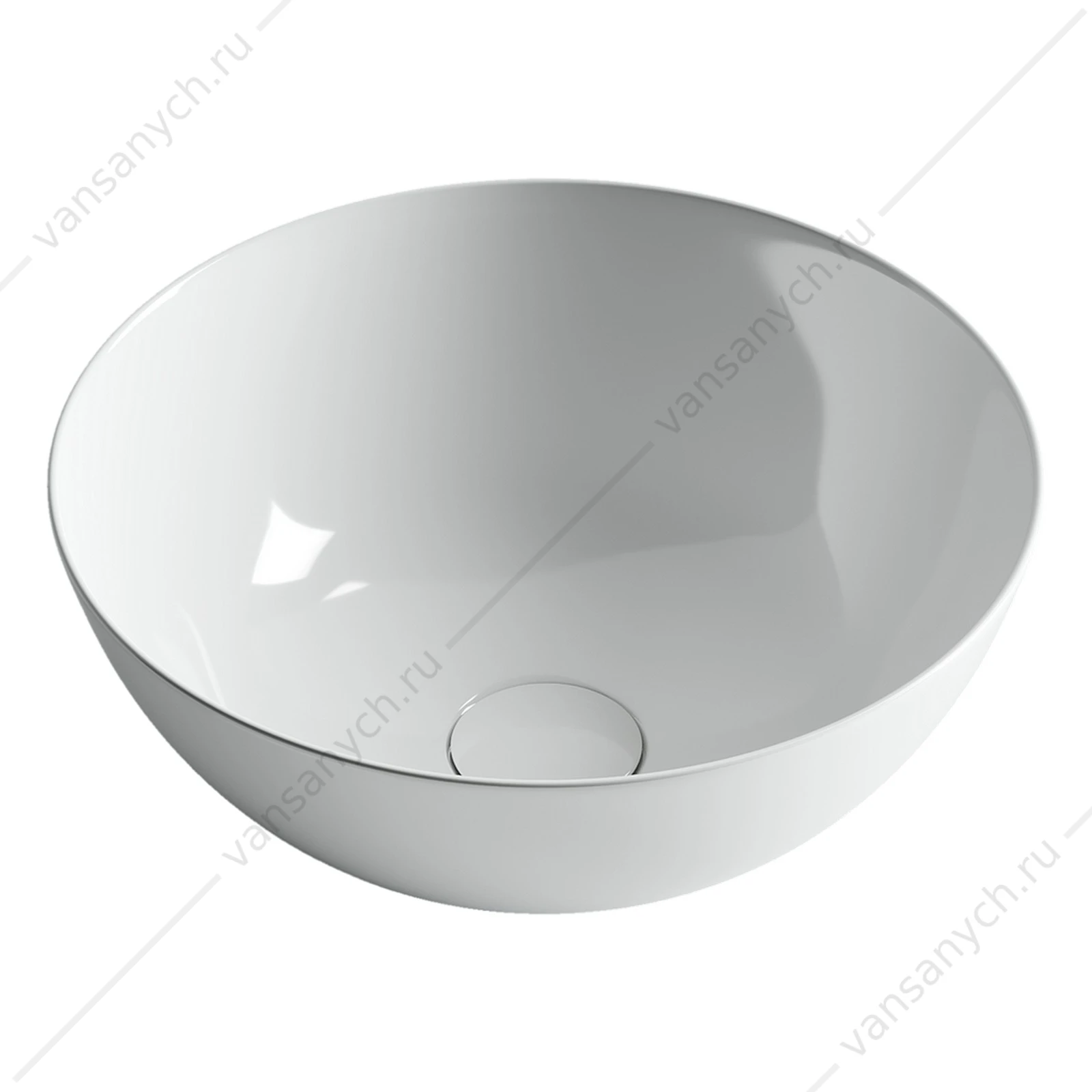Раковина 36см Ceramica Nova ELEMENT CN6002 накладная белый