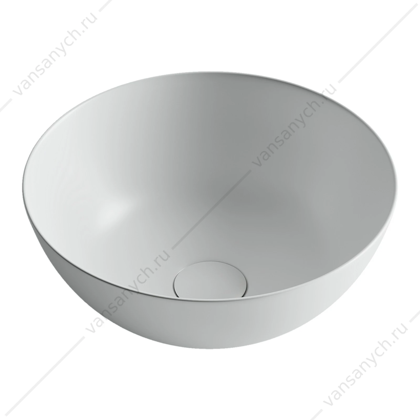 Раковина 36см Ceramica Nova ELEMENT CN6003 накладная белый матовый
