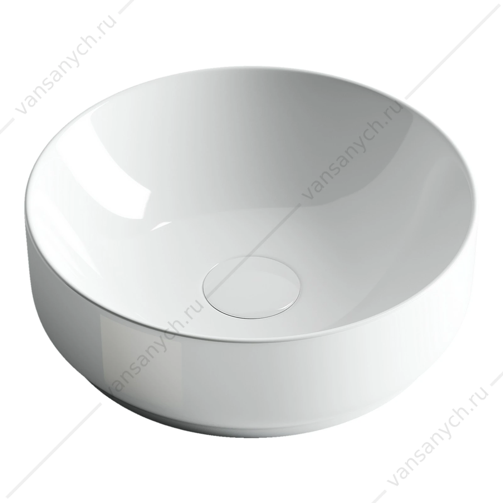 Раковина 36см Ceramica Nova ELEMENT CN6005 накладная белый