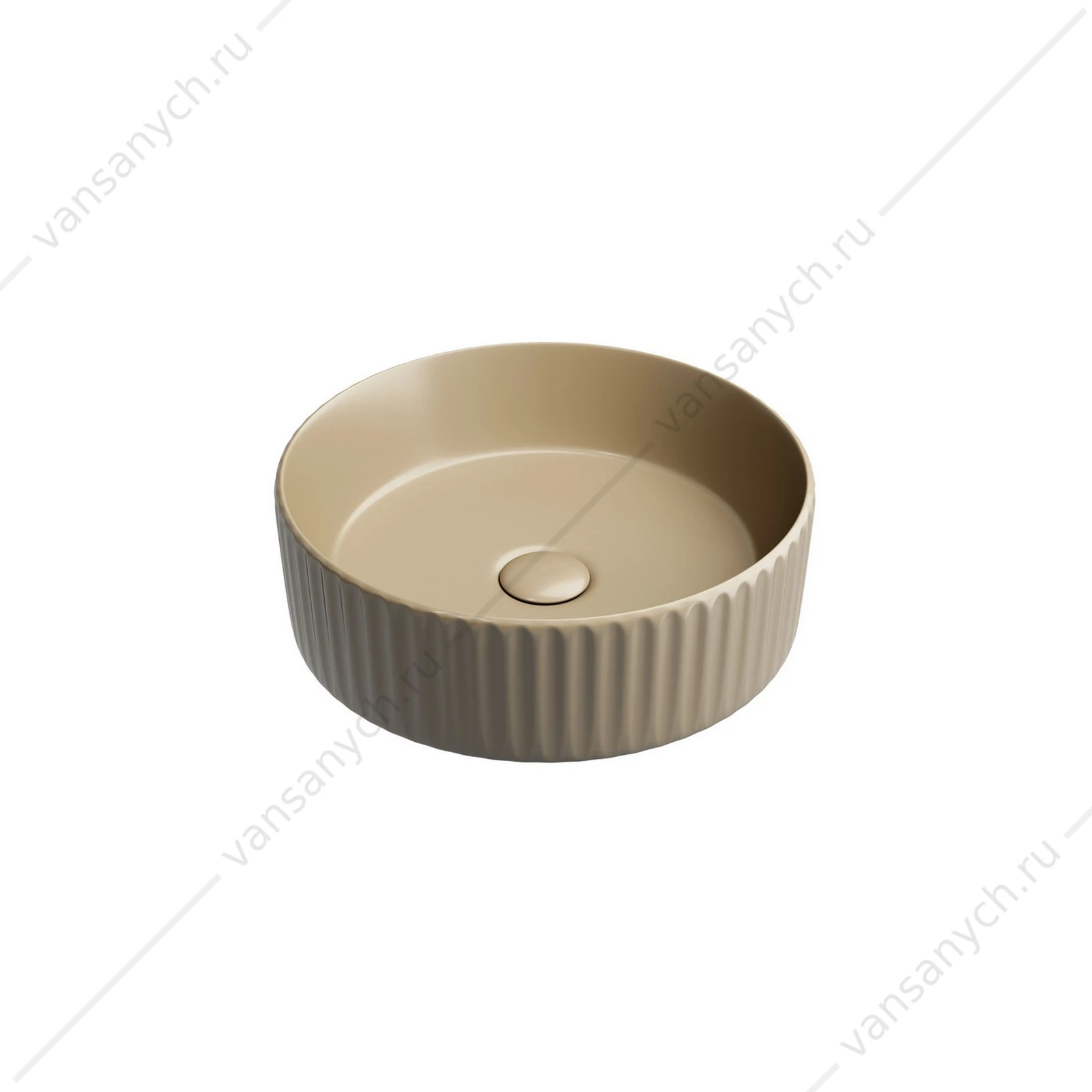 Раковина 36см Ceramica Nova ELEMENT CN6057MC накладная бежевый матовый
