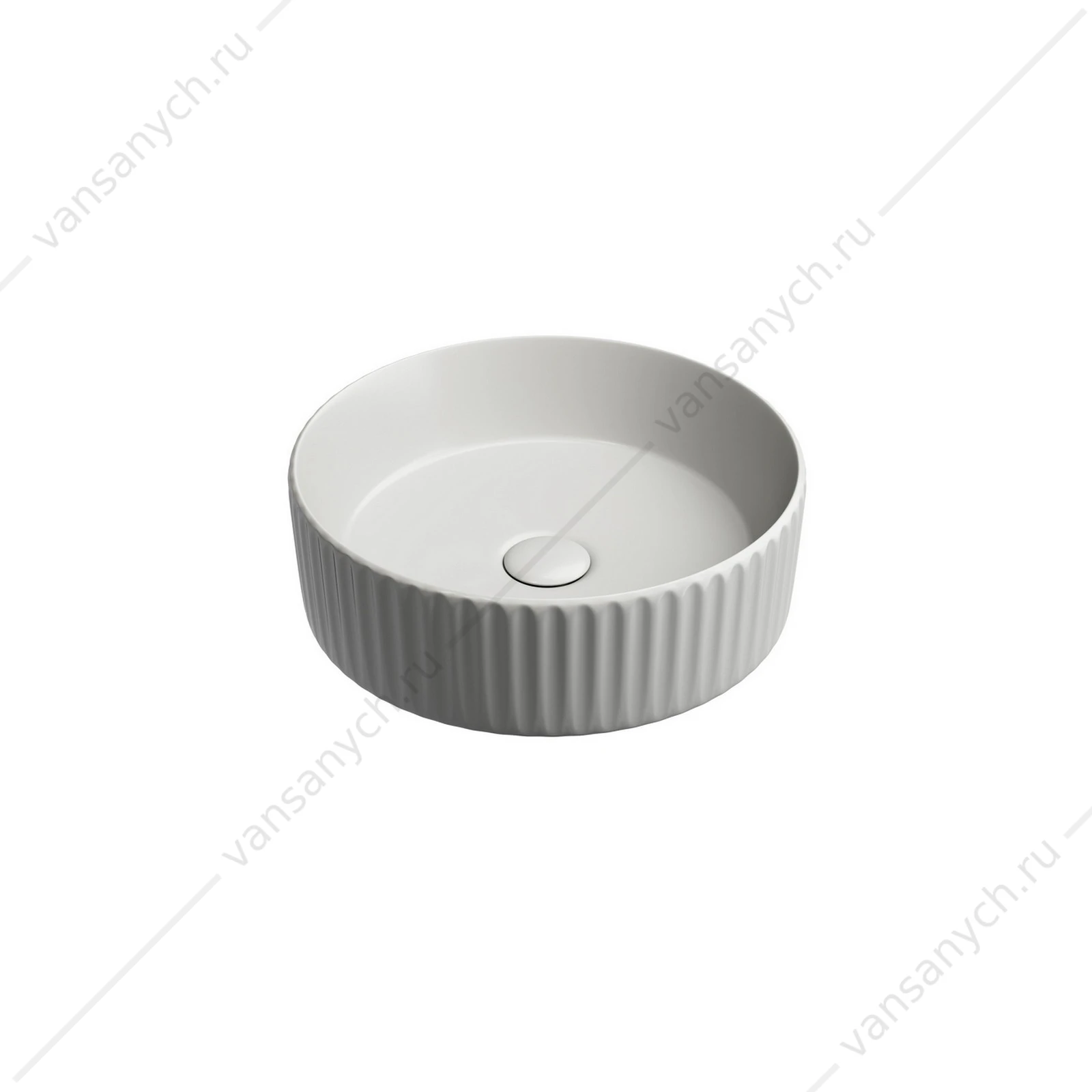 Раковина 36см Ceramica Nova ELEMENT CN6057MSG накладная серый матовый