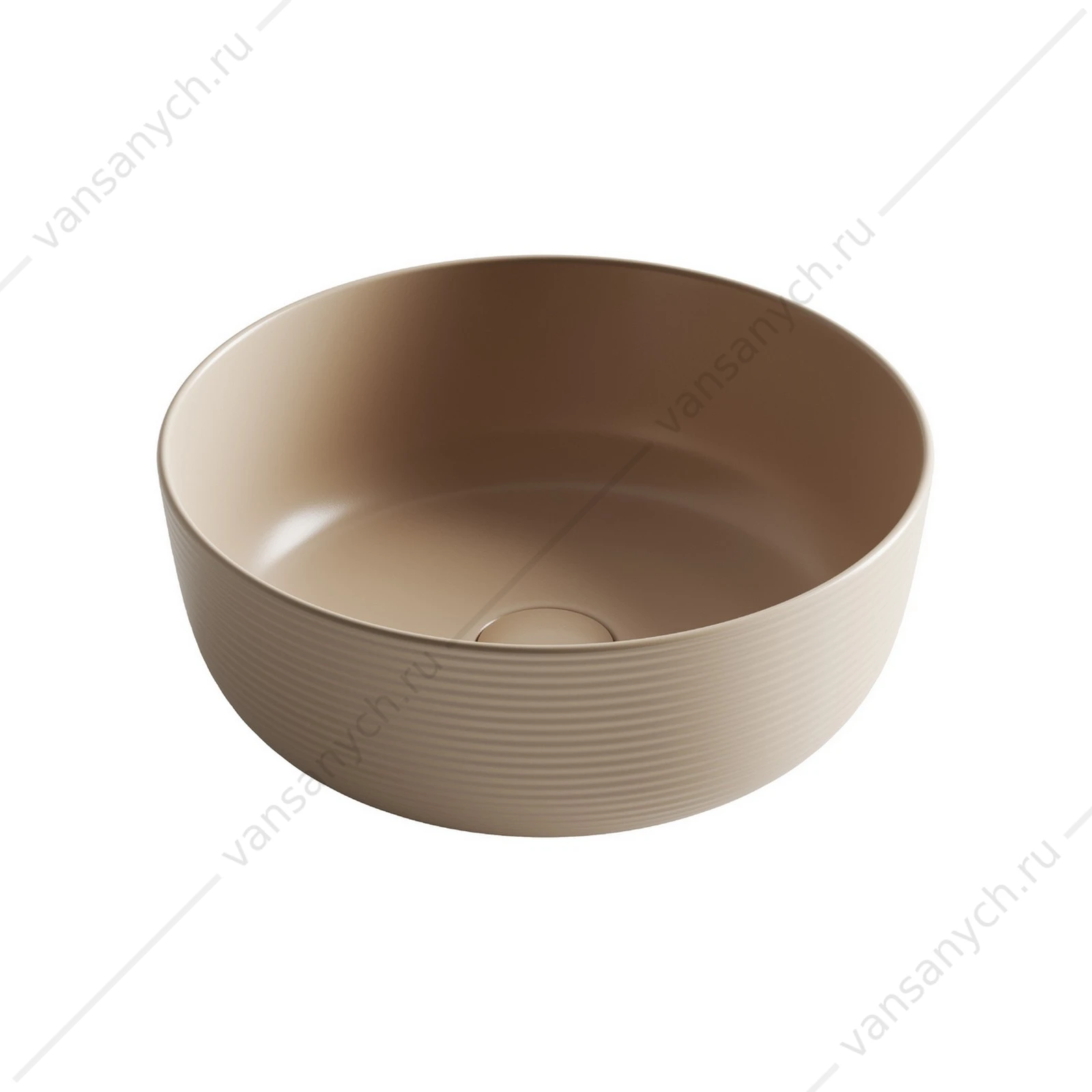Раковина 36см Ceramica Nova ELEMENT CN6073MC накладная бежевый матовый
