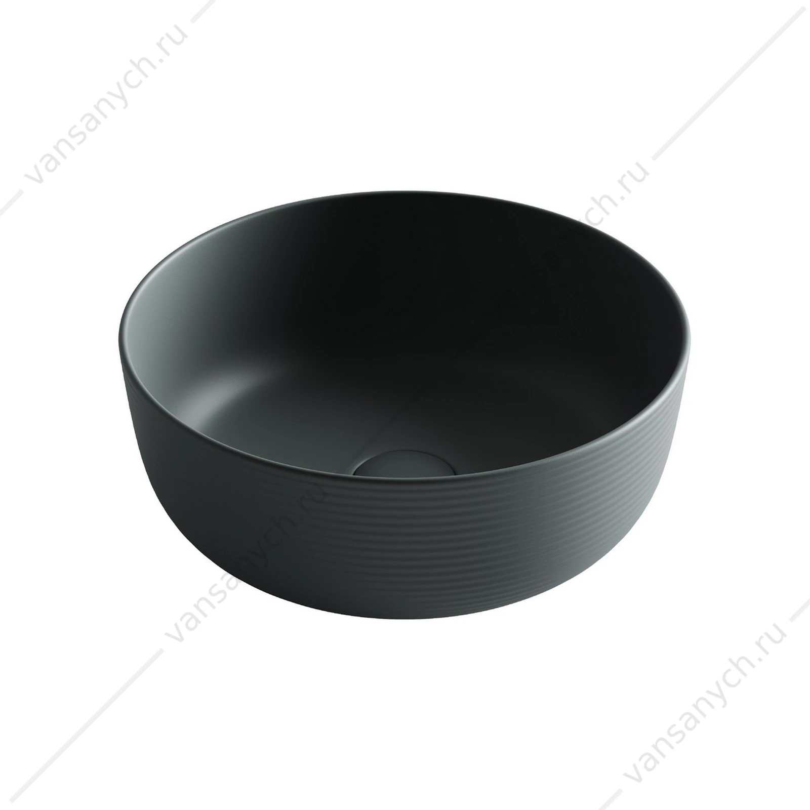 Раковина 36см Ceramica Nova ELEMENT CN6073MDH накладная темный антрацит матовый