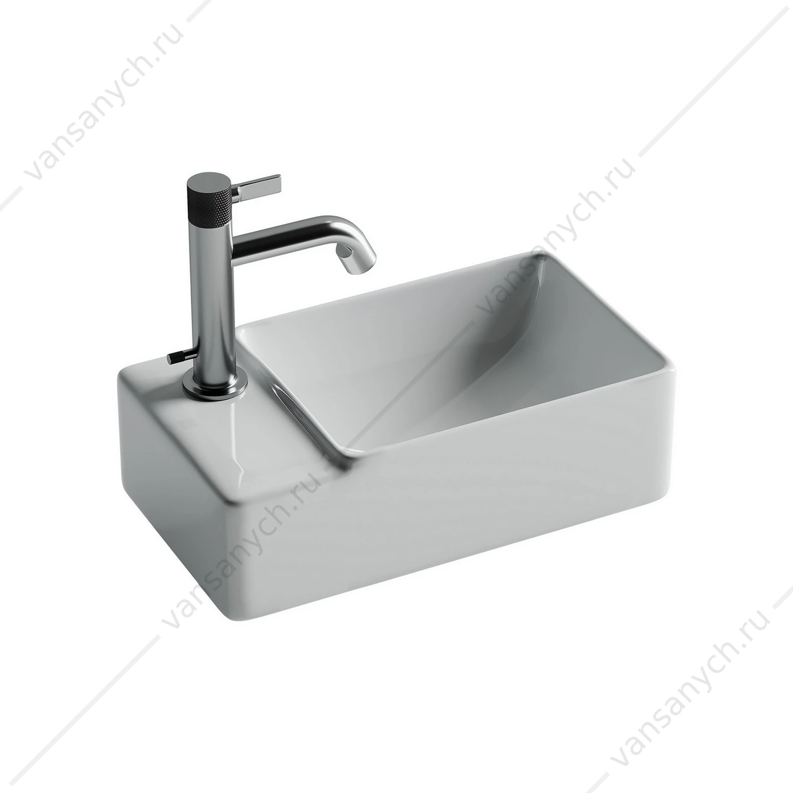 Раковина 40см Ceramica Nova ELEMENT CN5046 подвесная белый