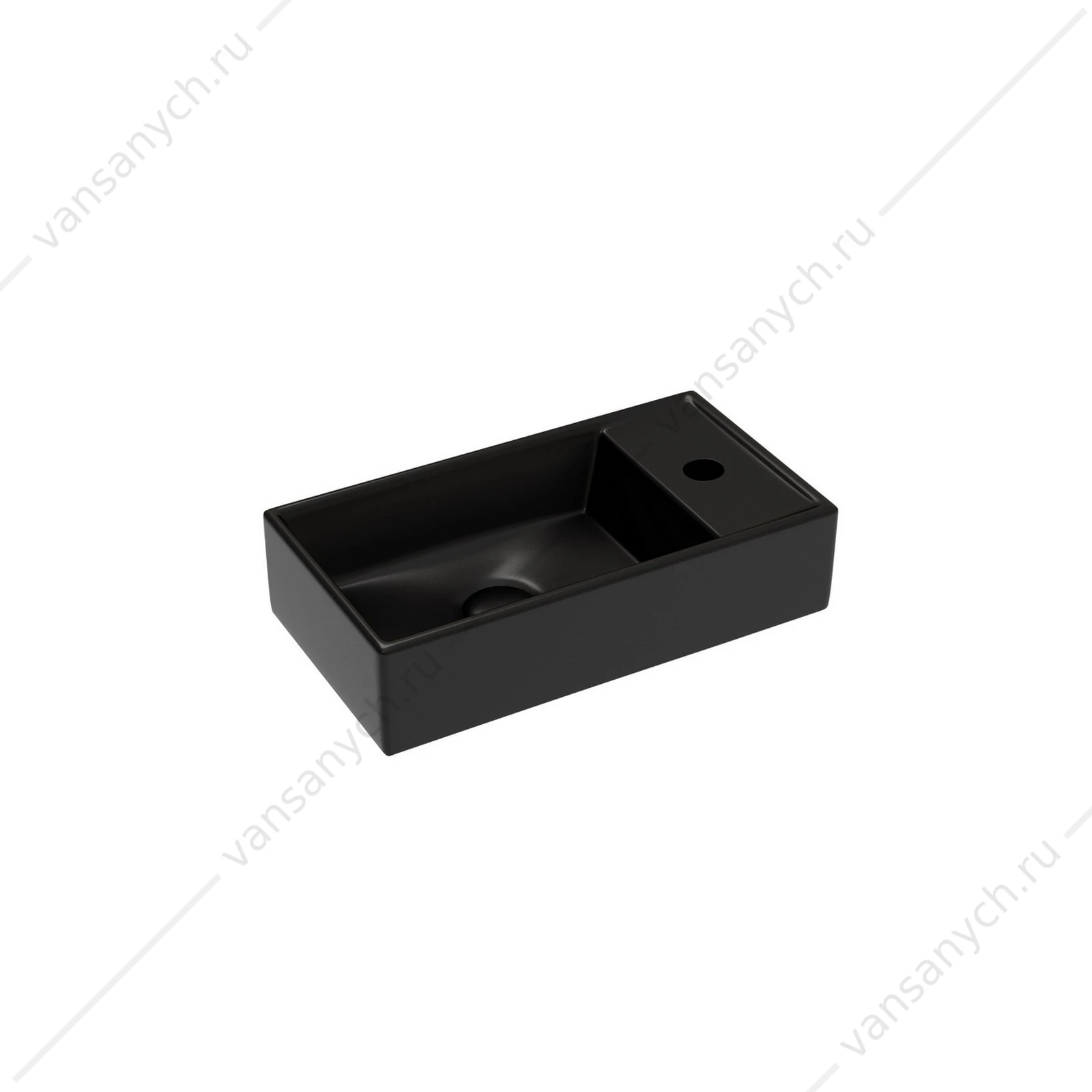 Раковина 42см Ceramica Nova ELEMENT CN6051LMB подвесная черный матовый