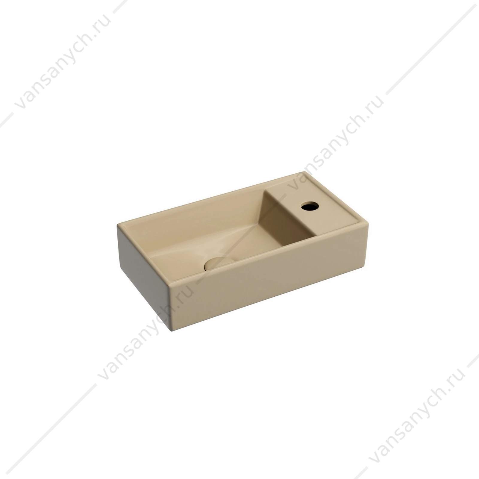 Раковина 42см Ceramica Nova ELEMENT CN6051LMC подвесная бежевый матовый