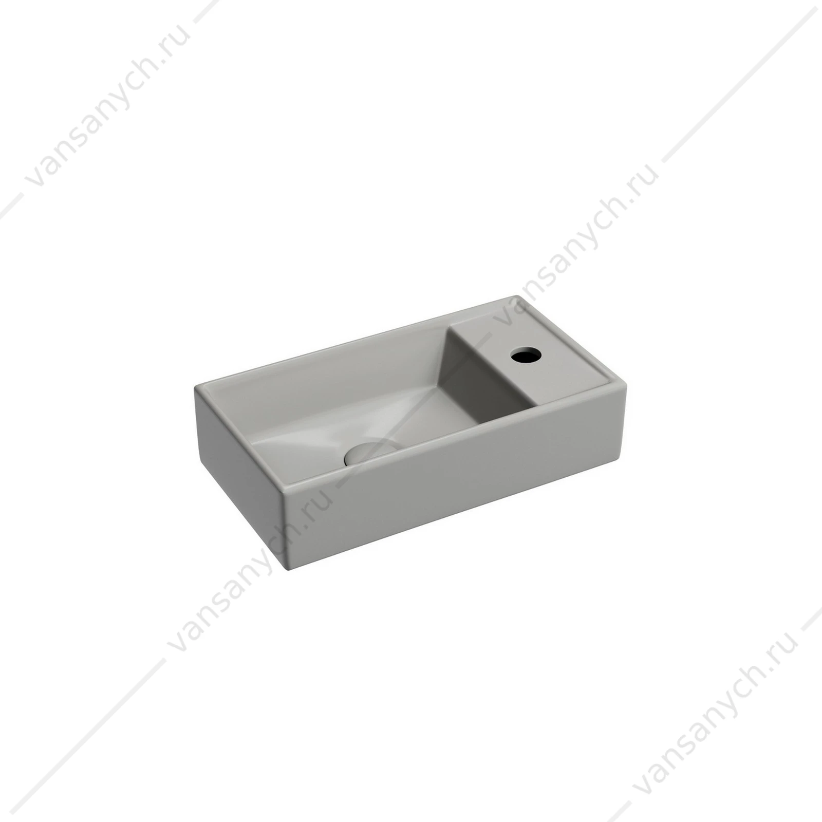 Раковина 42см Ceramica Nova ELEMENT CN6051LMH подвесная антрацит матовый