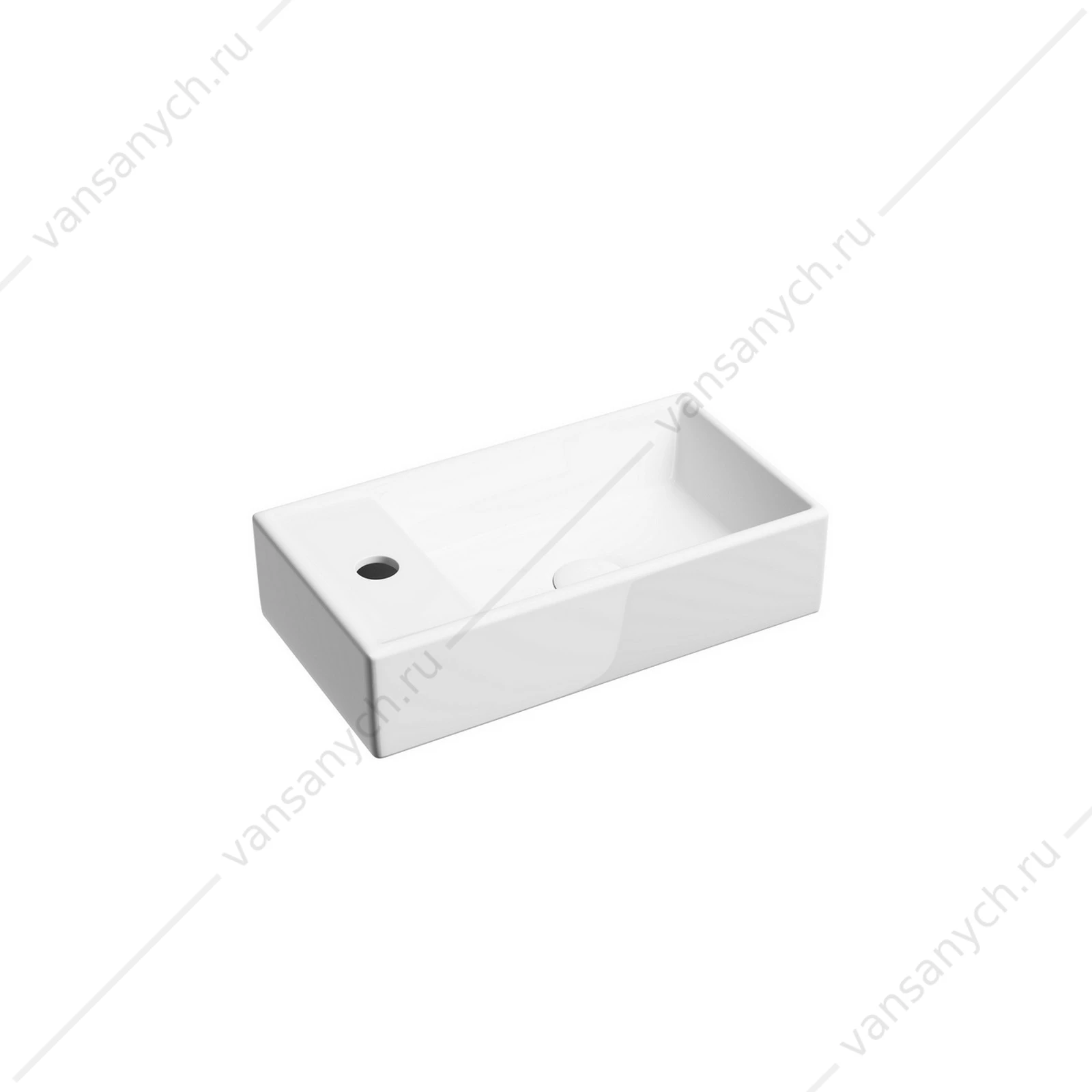 Раковина 42см Ceramica Nova ELEMENT CN6051R подвесная белый