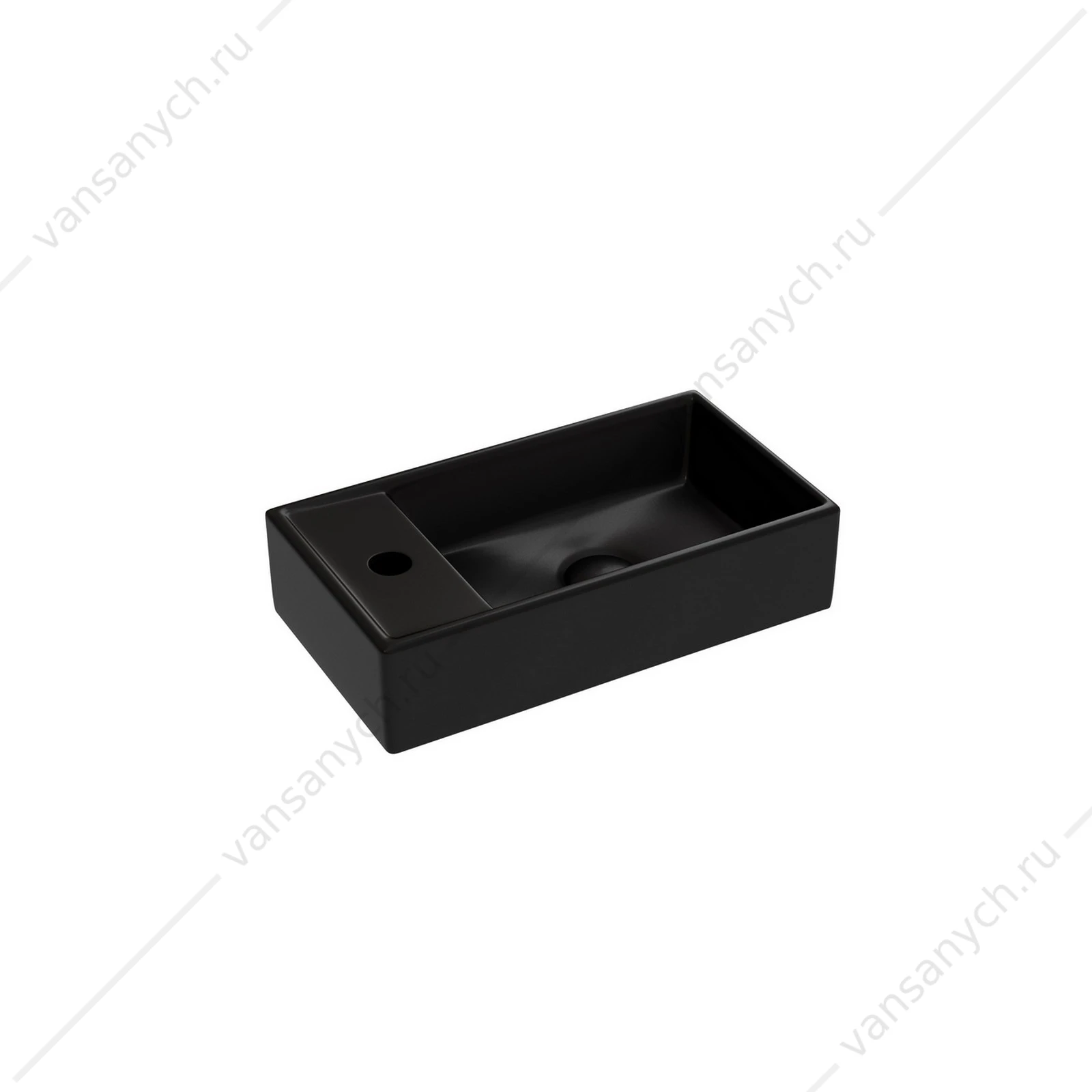 Раковина 42см Ceramica Nova ELEMENT CN6051RMB подвесная черный матовый