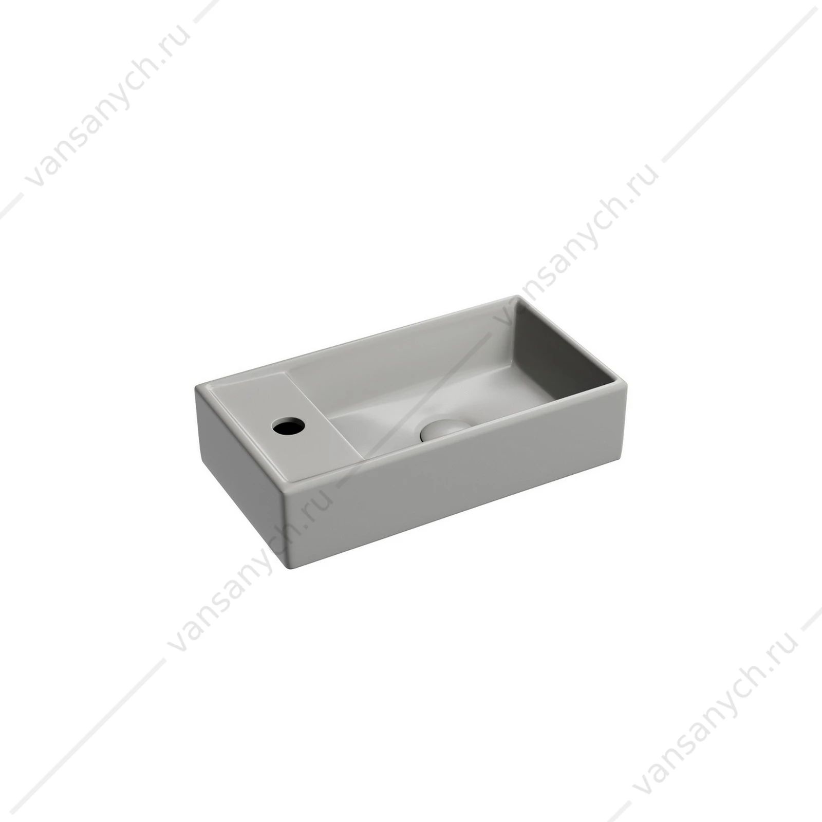 Раковина 42см Ceramica Nova ELEMENT CN6051RMH подвесная антрацит матовый
