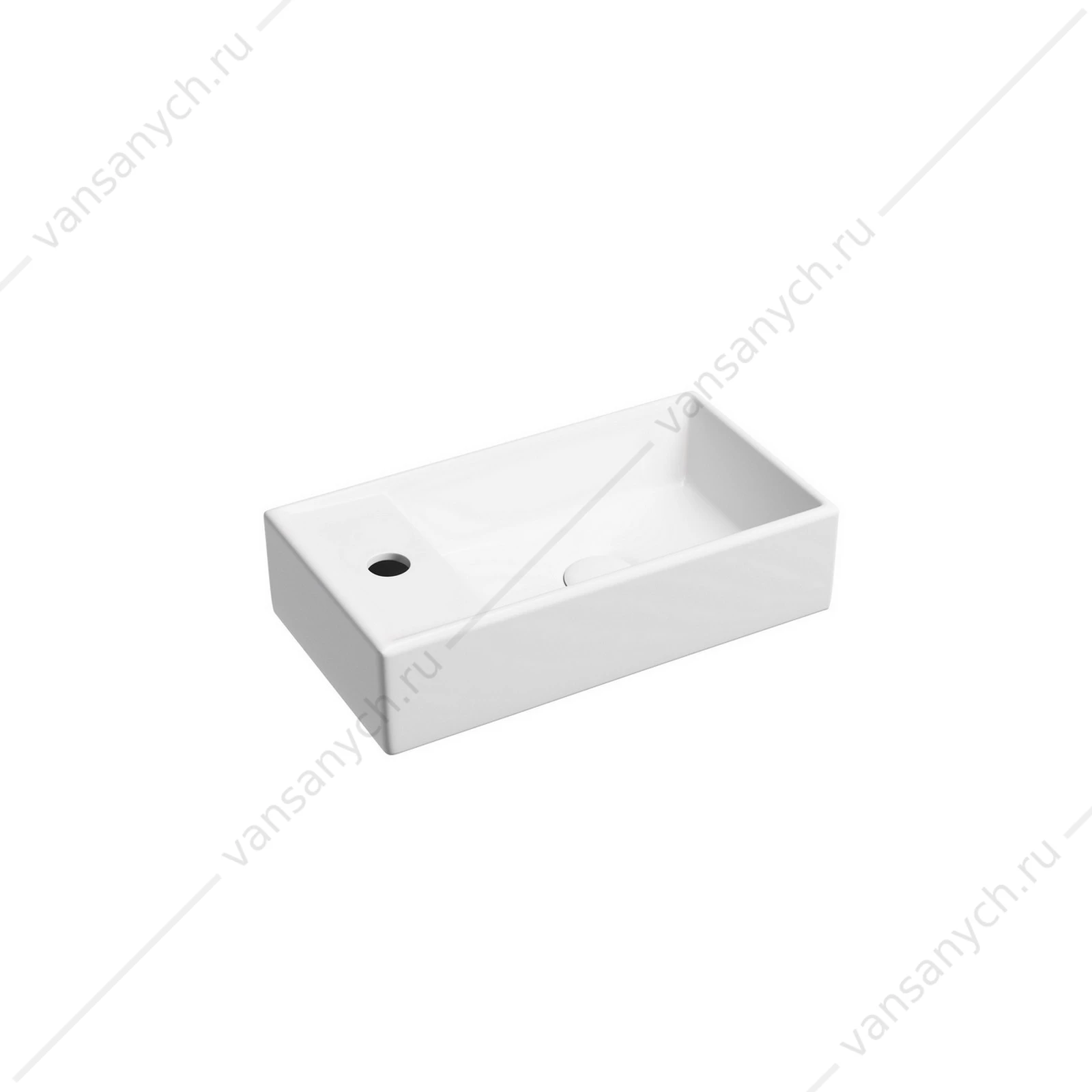 Раковина 42см Ceramica Nova ELEMENT CN6051RMW подвесная белый матовый
