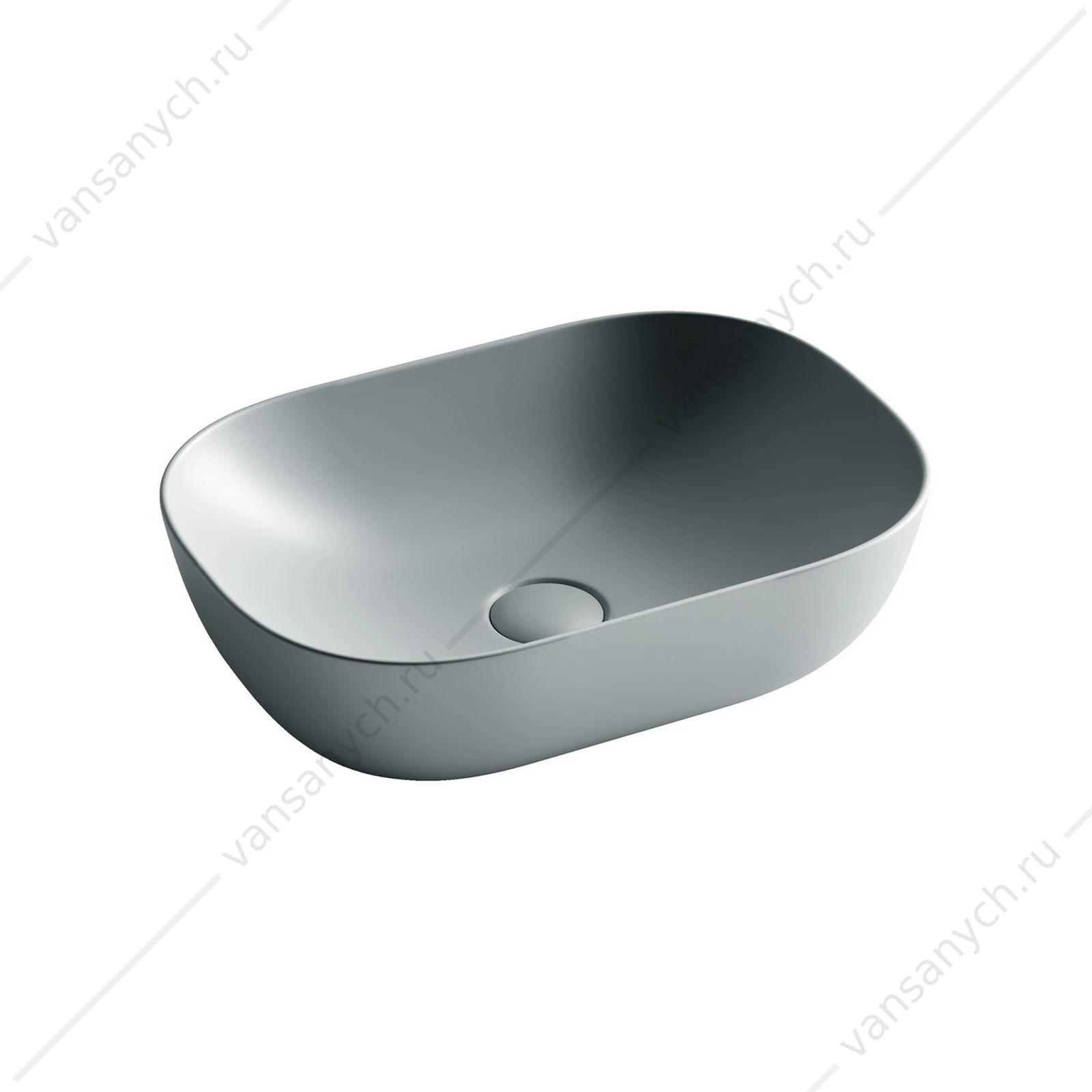 Раковина 46см Ceramica Nova ELEMENT CN6009MH накладная антрацит матовый