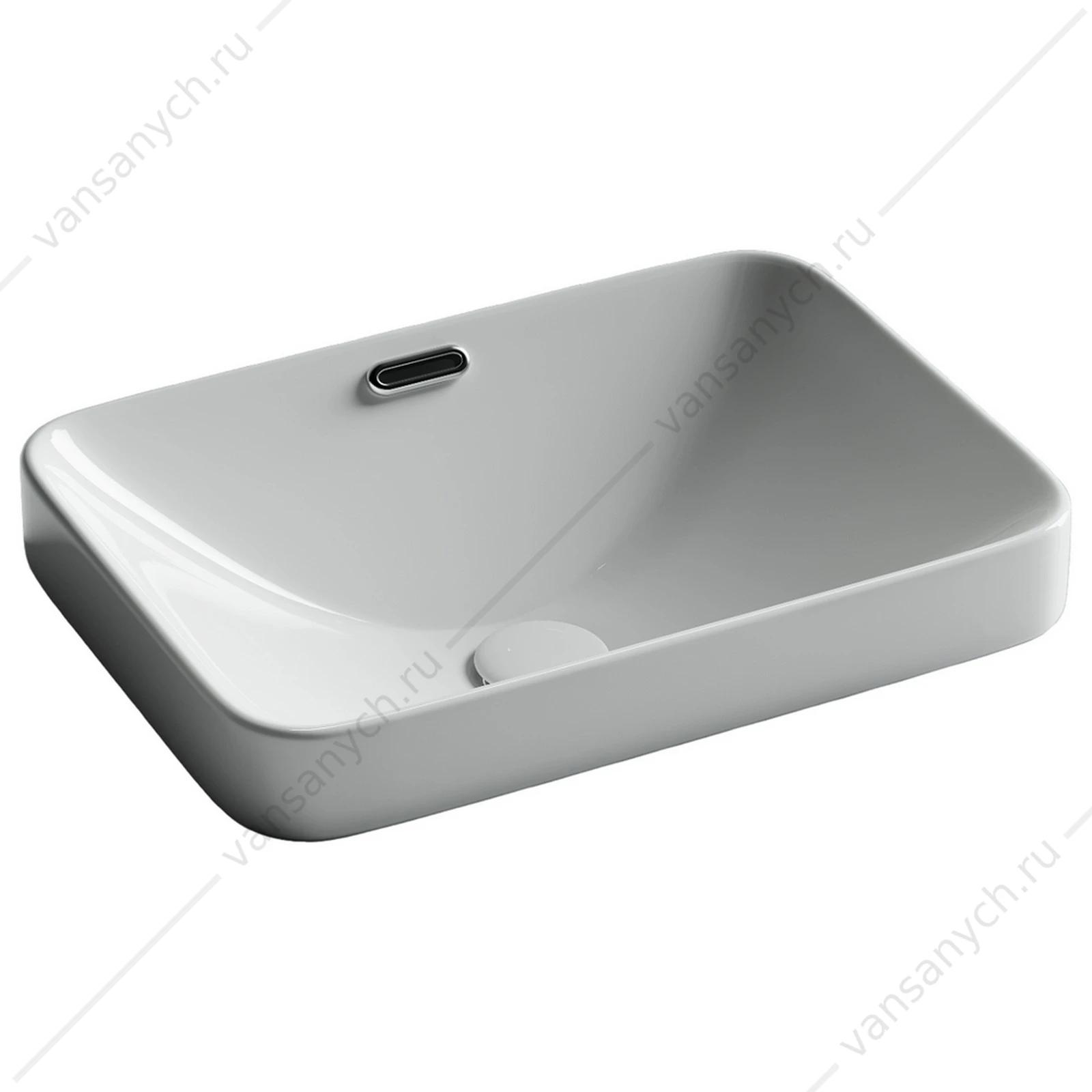 Раковина 46см Ceramica Nova ELEMENT CN6078 встраиваемая белый