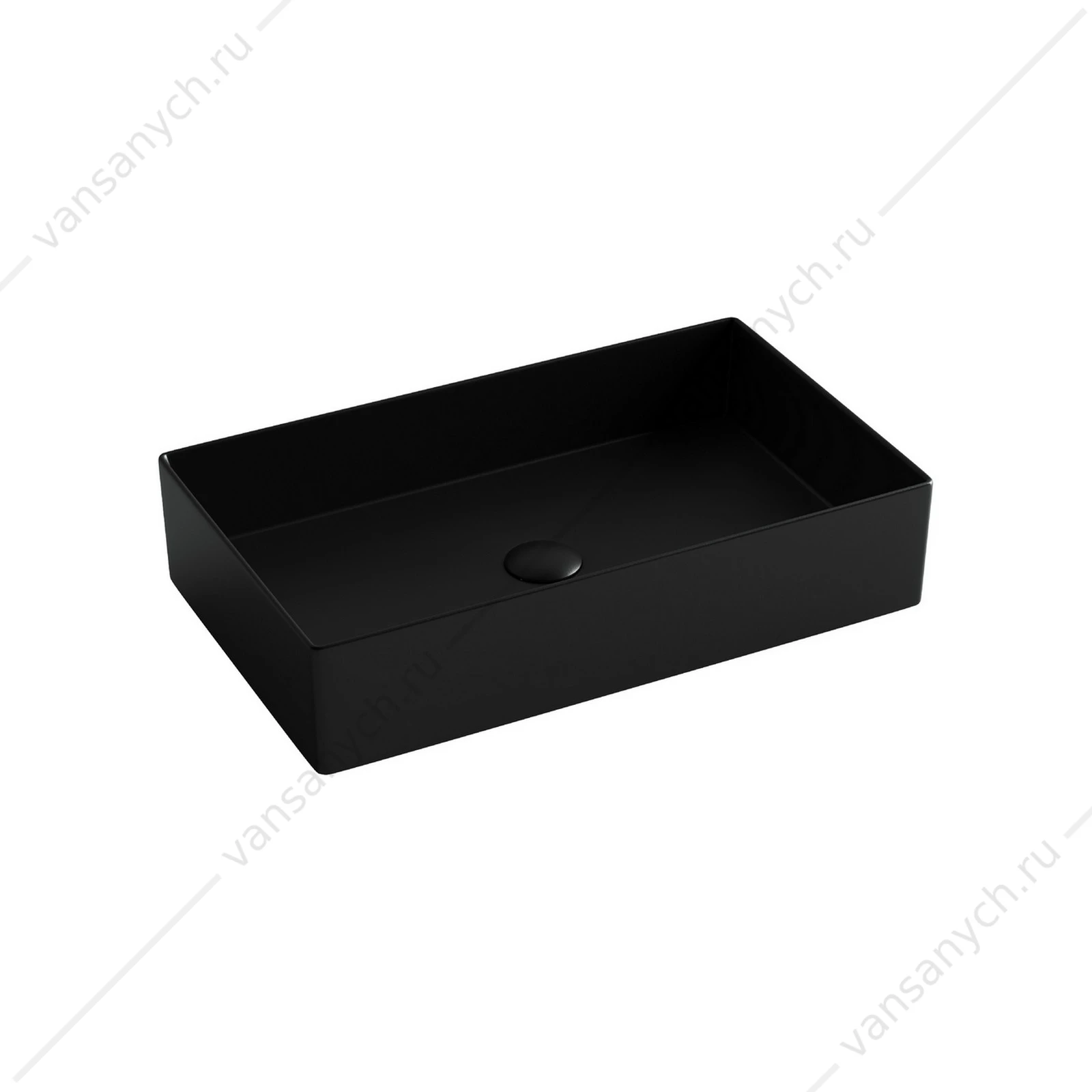 Раковина 60см Ceramica Nova ELEMENT CN6070MB накладная черный матовый