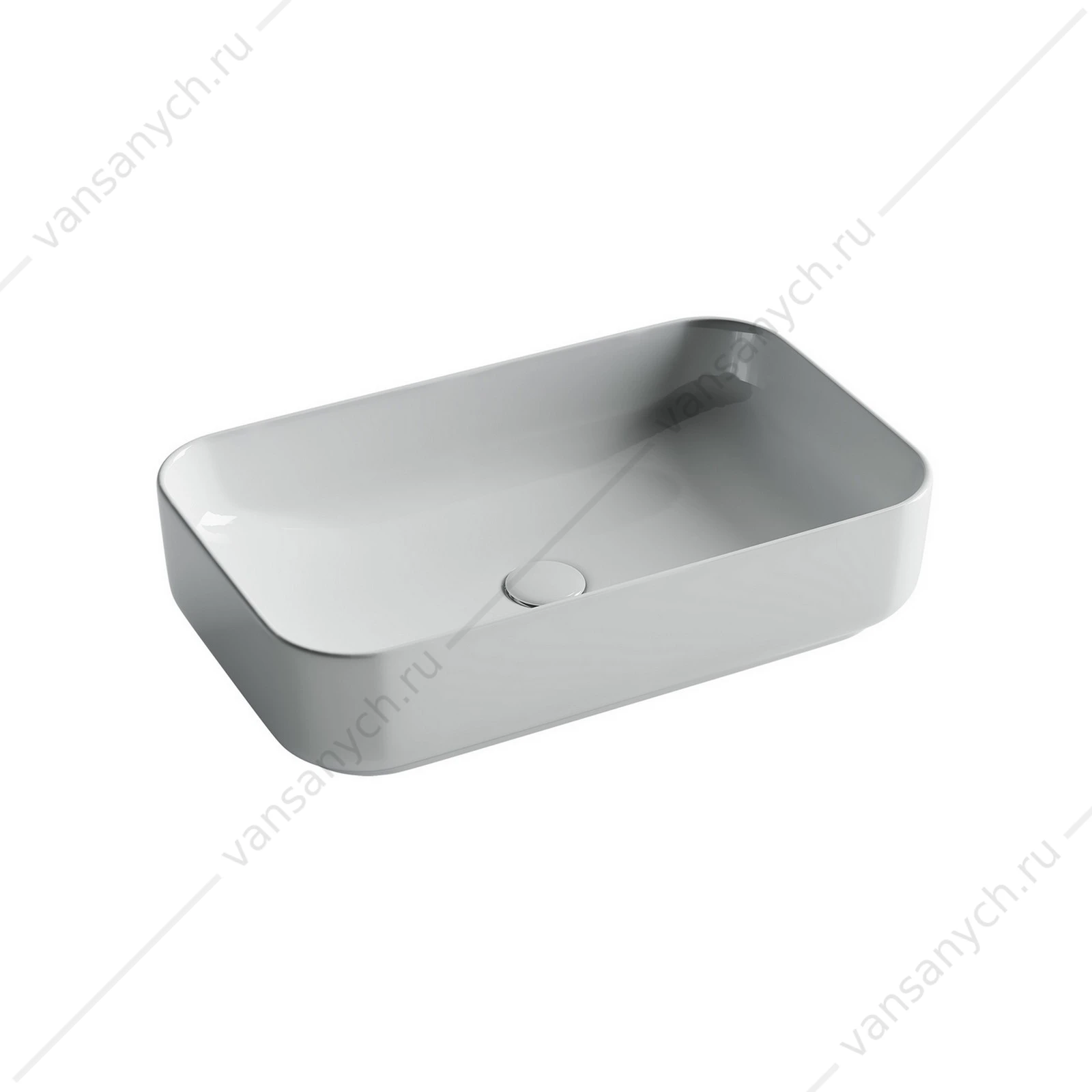 Раковина 61см Ceramica Nova ELEMENT CN5044 накладная белый