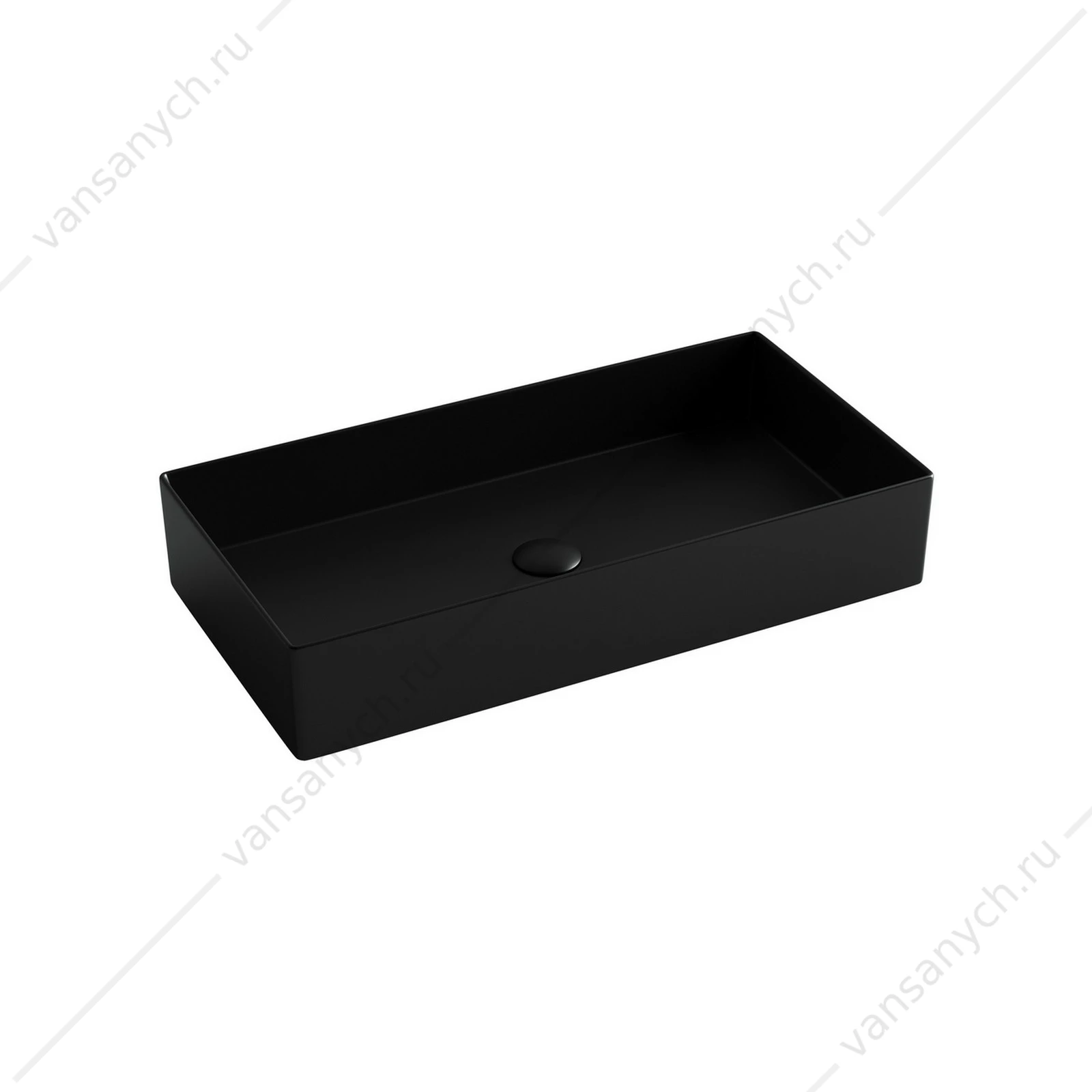 Раковина 70см Ceramica Nova ELEMENT CN6071MB накладная черный матовый