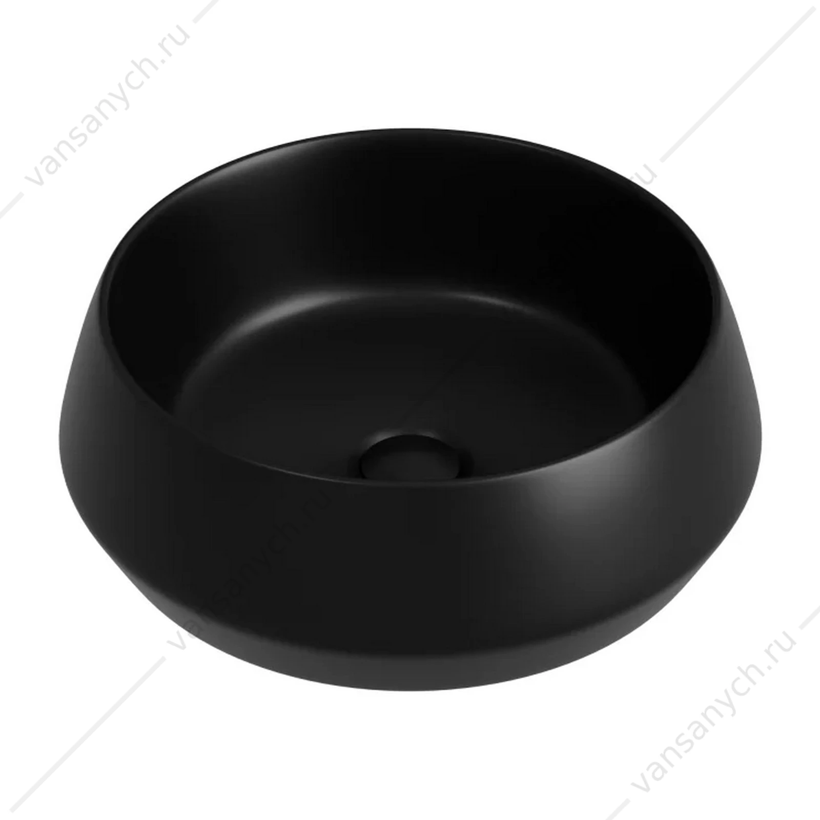 Раковина 40см Ceramica Nova MAYA CN12004MB накладная черный матовый